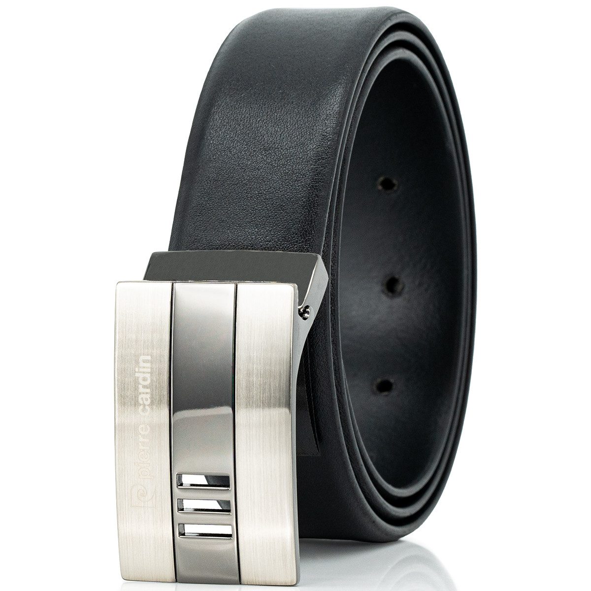 Pierre Cardin Koppelgürtel Leder-Gürtel Herren 33 mm breit günstig online kaufen