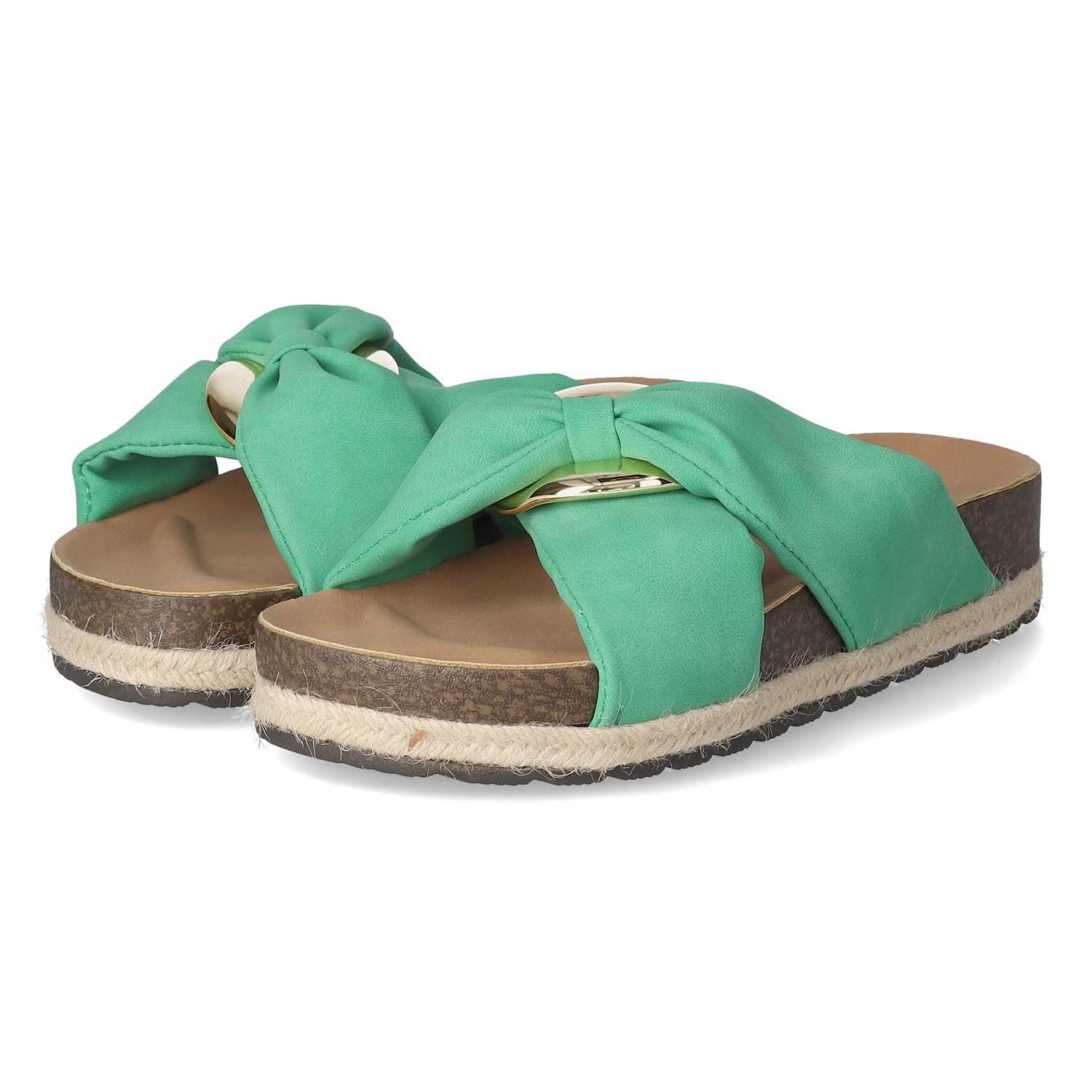 Palado Palado 2WJ1040708-9500 green Damen Synthetik gruen Pantolette