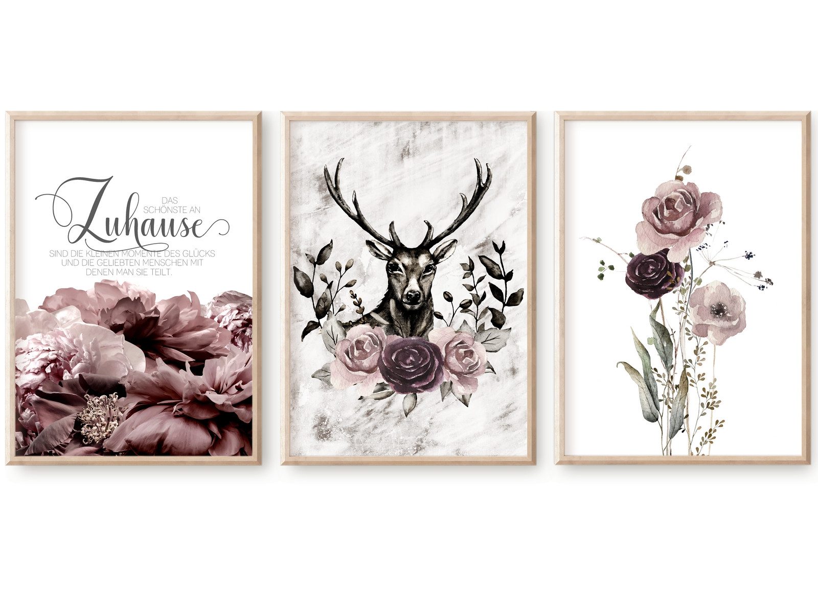 homestyle-accessoires Poster Bilderset Bilder SCHÖNSTE AN günstig online kaufen