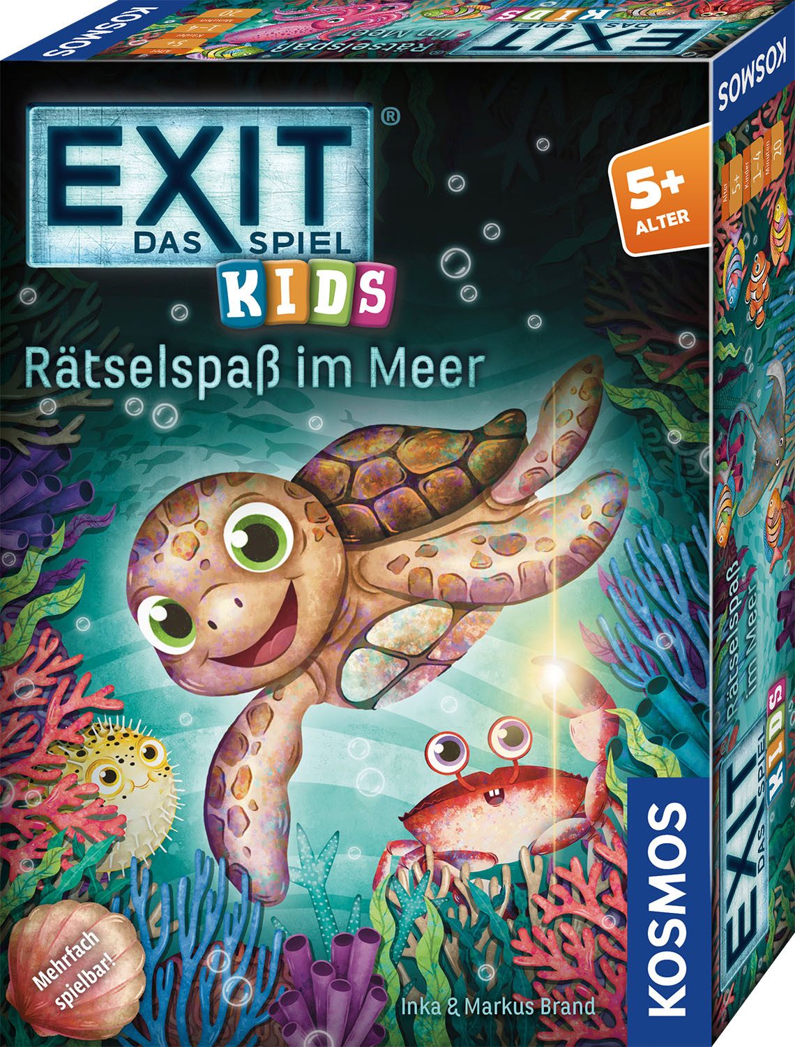 Kosmos Spiel EXIT® Kids Rätselspaß im Meer, Rätselspiel, Made in Germany