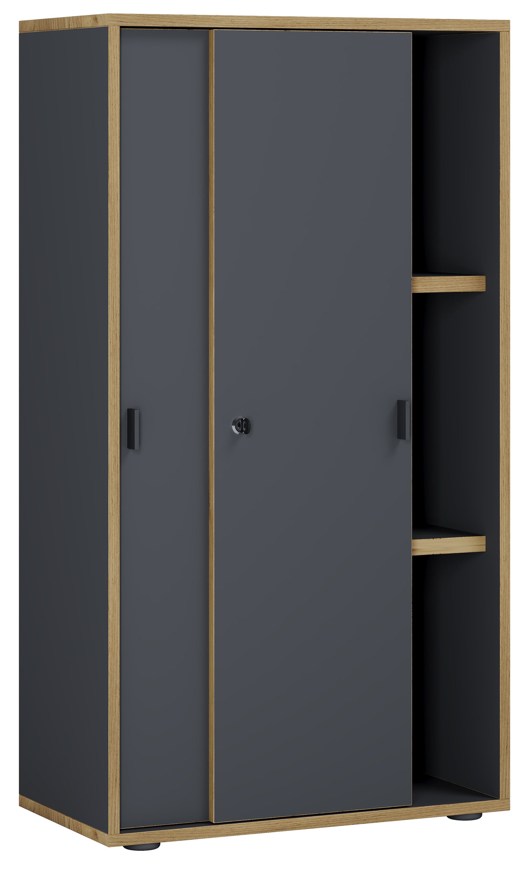 VCM Aktenschrank Büroschrank Aktenschrank Schiebetüren Salia 3fach günstig online kaufen