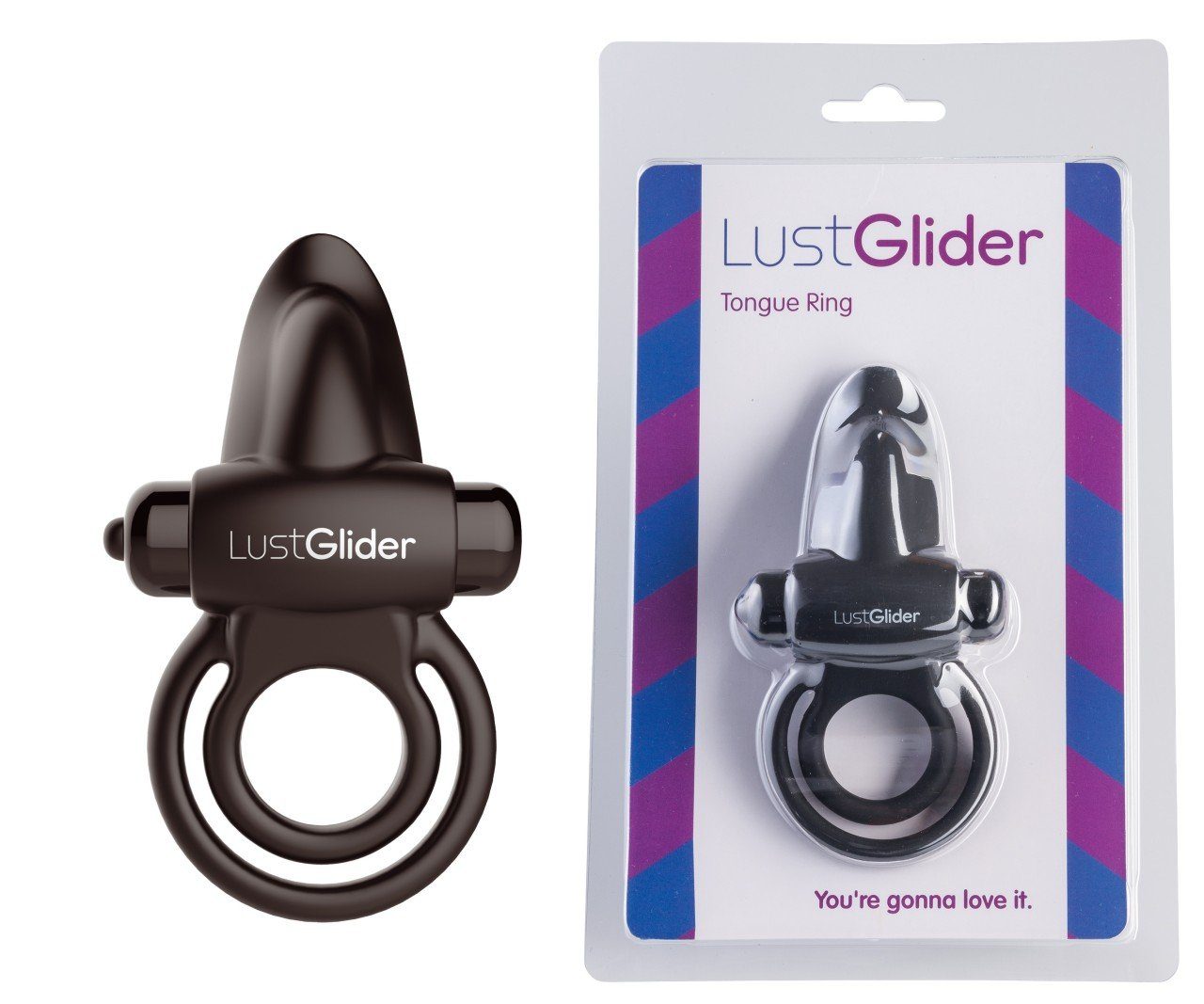 LustGlider Vibro-Penisring LustGlider Tongue Ring