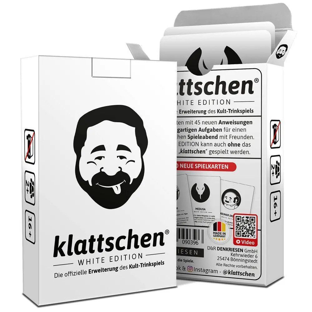 Spiel DENKRIESEN - klattschen® - WHITE EDITION - Die offizielle...