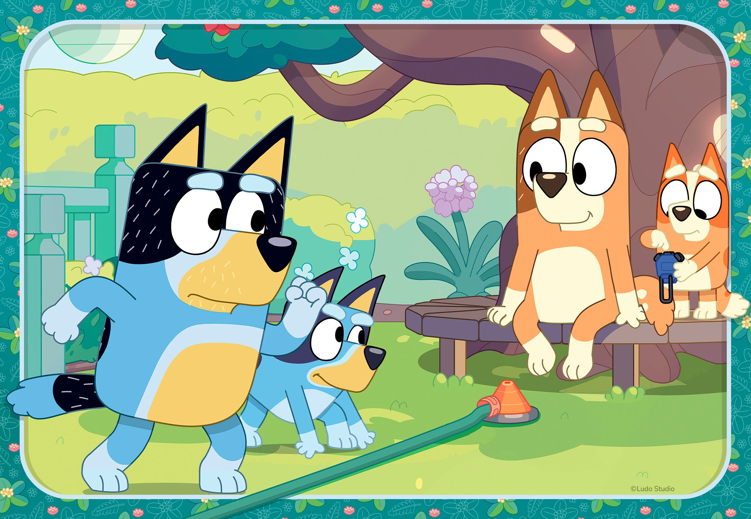 Ravensburger Puzzle Bluey, Familienzeit, 24 Puzzleteile, günstig online kaufen