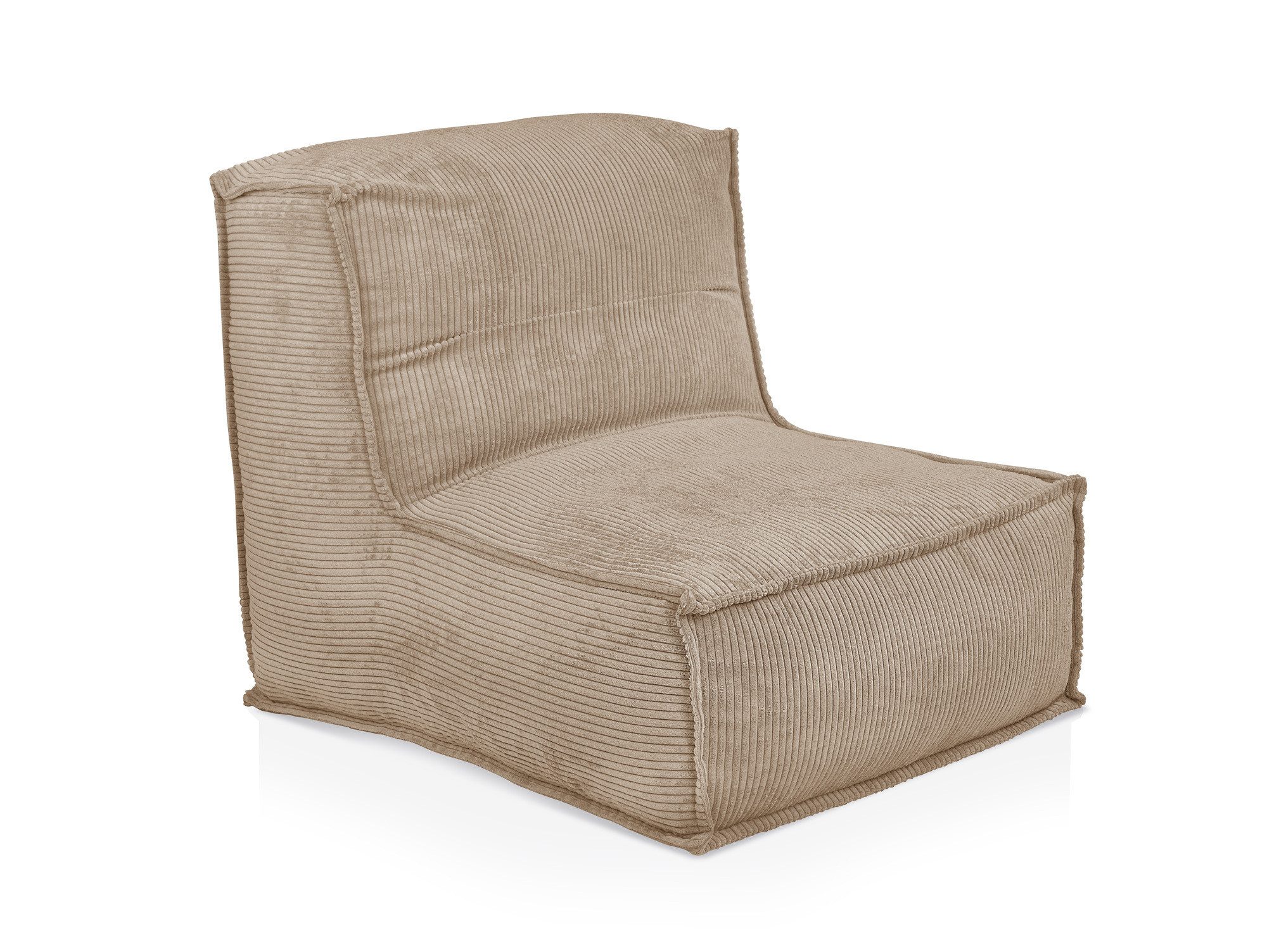Moebel-Eins Sessel COZY Sitzsack, Material Cord, COZY Sitzsack, Material Cord