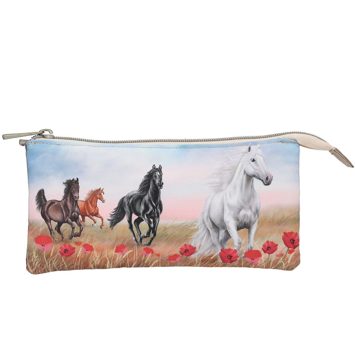 Depesche Federtasche DEPESCHE Miss Melody Fächerschlamper POPPY SAND