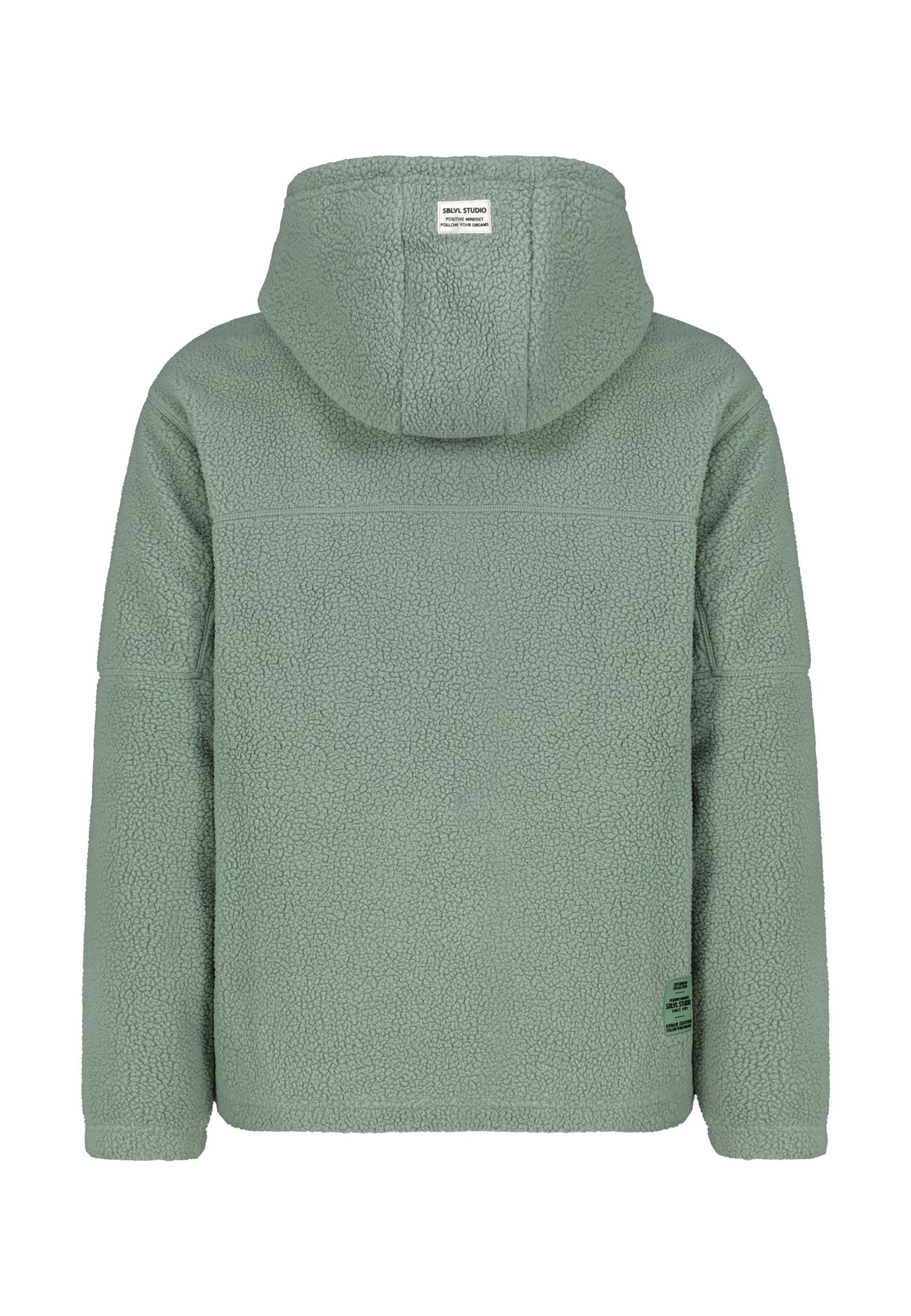 SUBLEVEL Fleecejacke Herren Fleece Kapuzenpullover Sweater, günstig online kaufen