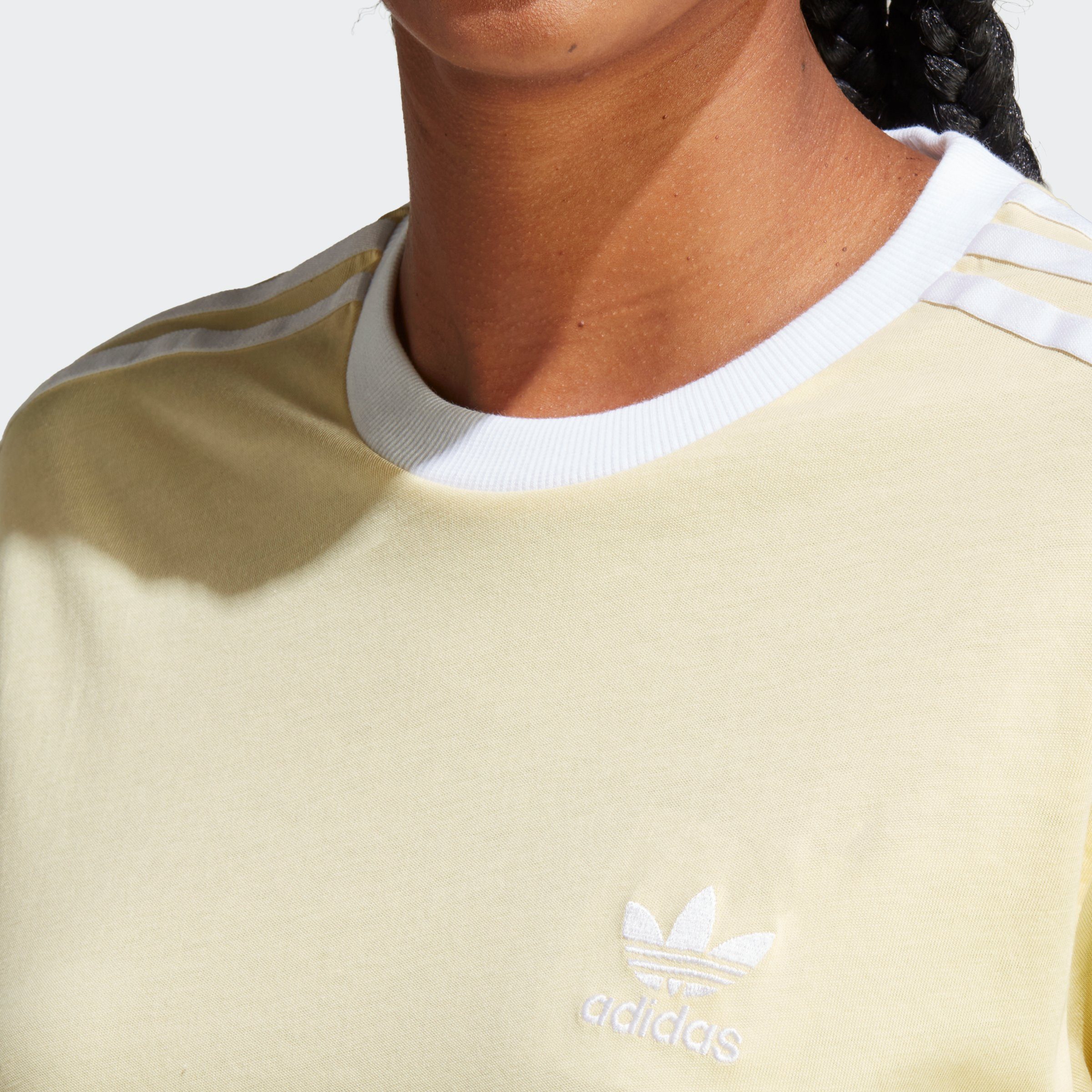 adidas Originals T-Shirt ADICOLOR CLASSICS 3-STREIFEN Yellow Almost