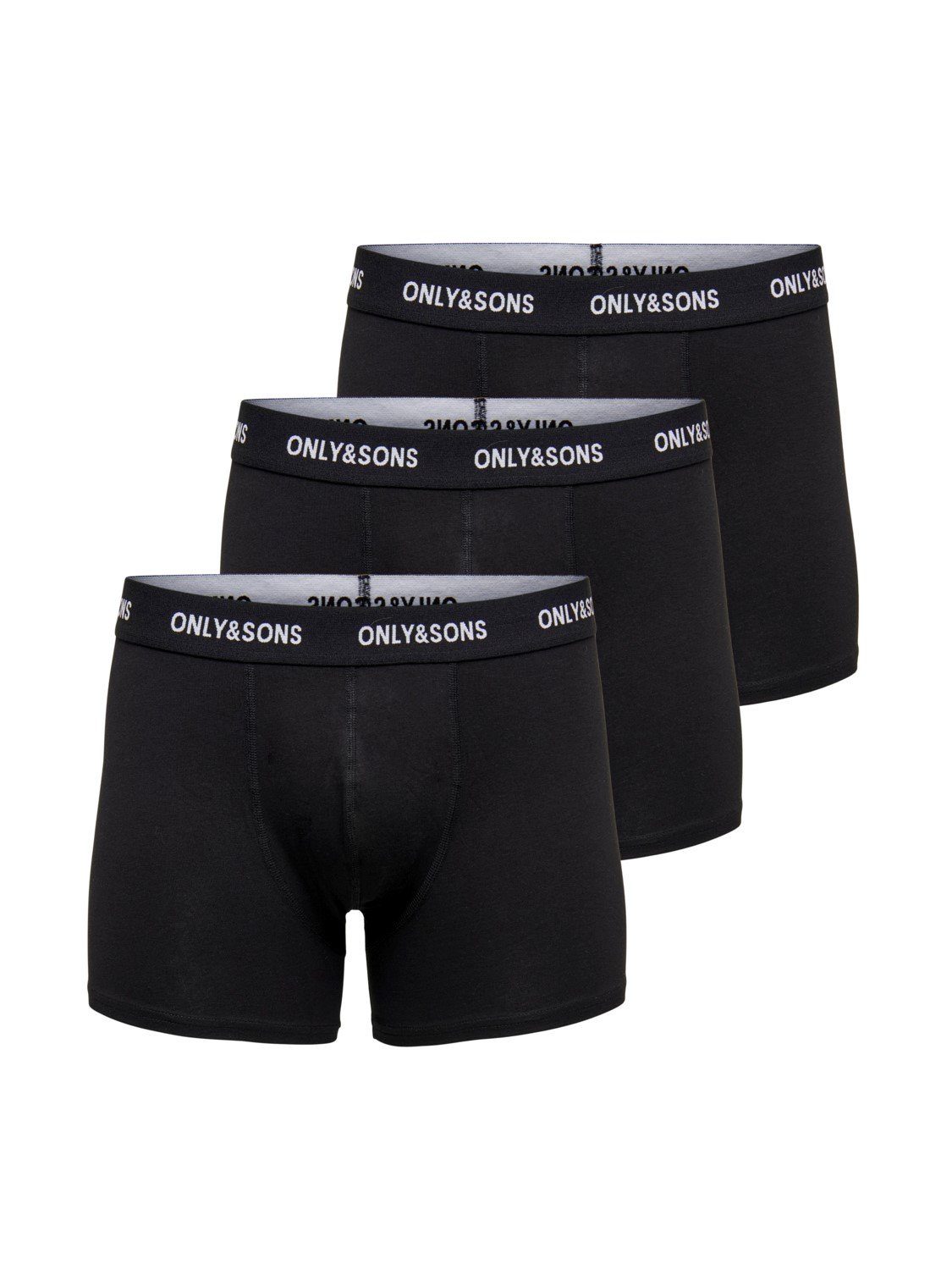 ONLY & mit Webbund Logo (1-St) ONSFIT Boxershorts Black 22023854 BLACK SONS WAISTBAND