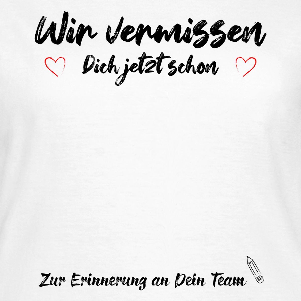 Spreadshirt T-Shirt Abschied Kollege, Wir Vermissen Dich Jetzt Schon Frauen T-Shirt (1-tlg)