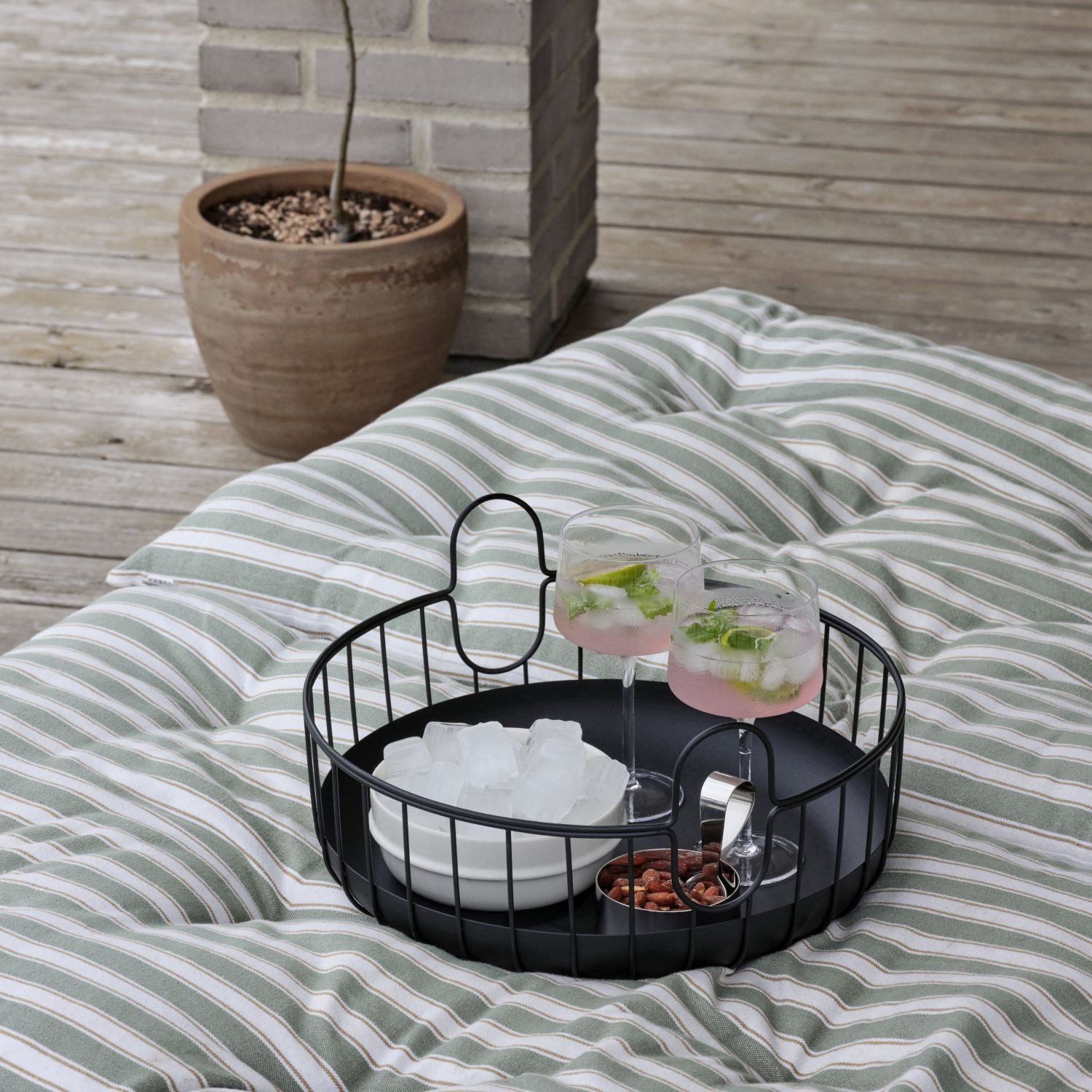 Zone Denmark Aufbewahrungskorb Inu Soft Grey 38 cm
