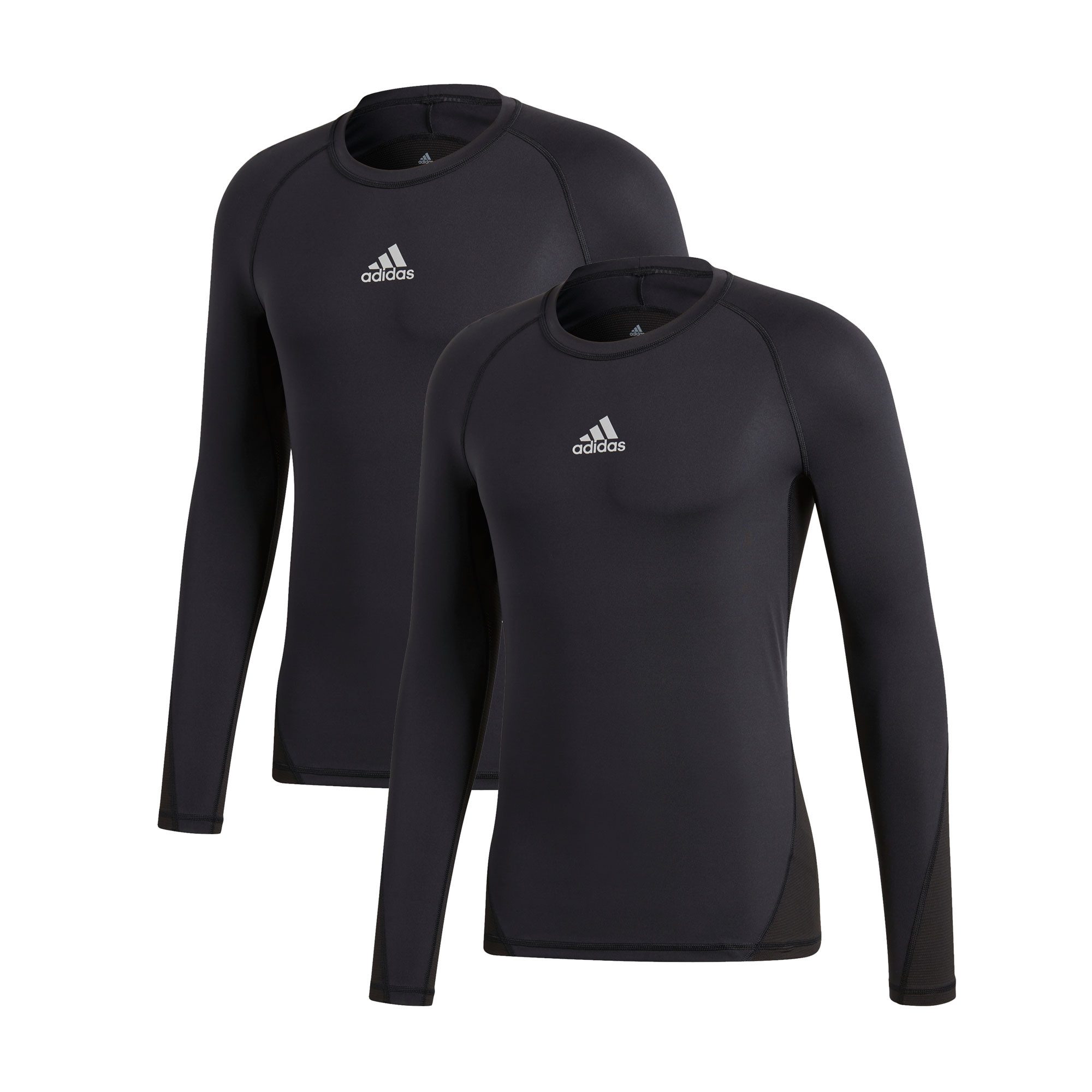 adidas Performance Unterziehshirt adidas Herren Langarm Shirt ALPHASKIN TECHFIT 2Pack