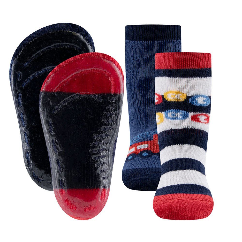 Ewers ABS-Socken Stoppersocken 2er Pack Feuerwehr/Ringel günstig online kaufen