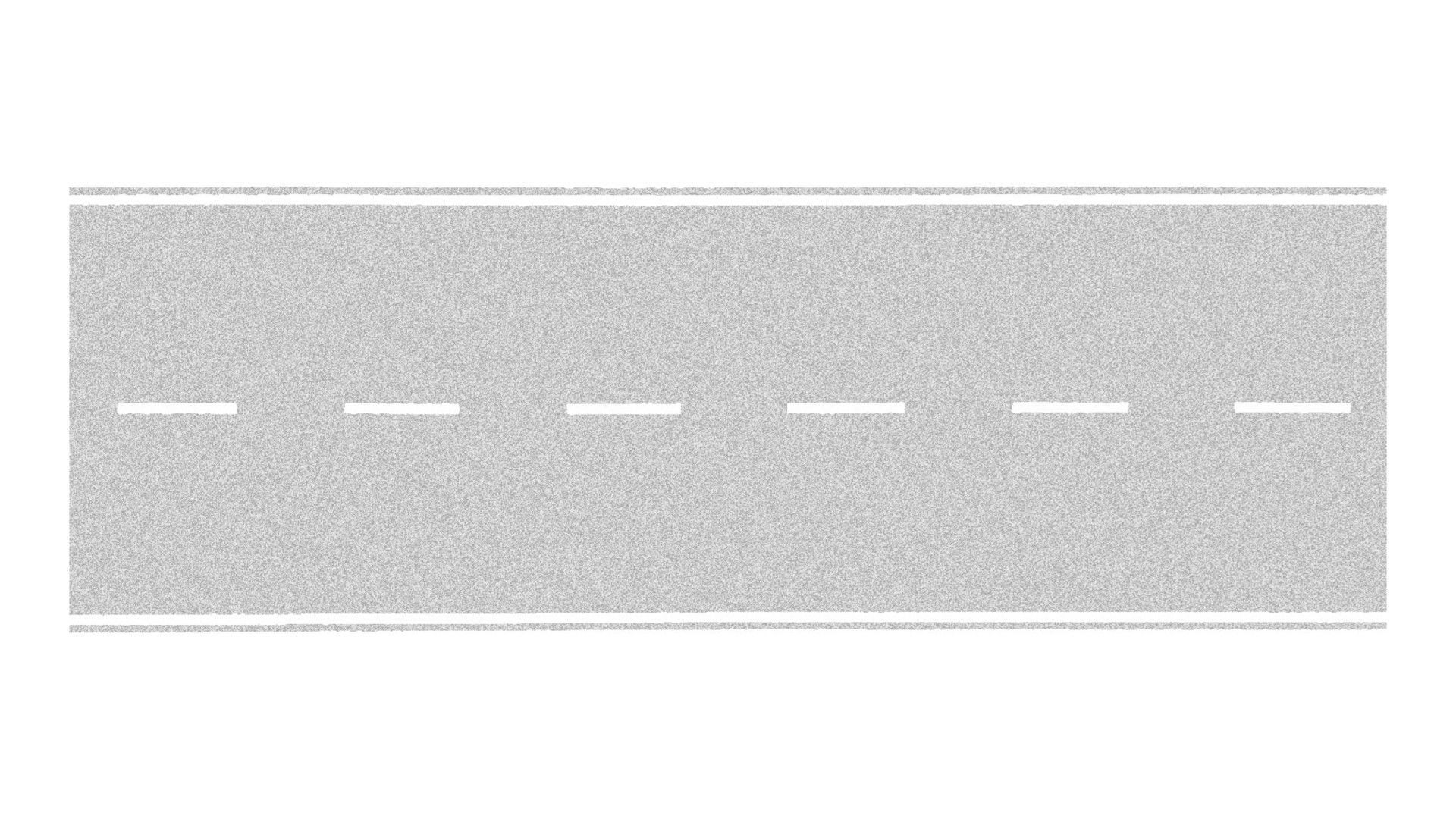 NOCH Modelleisenbahn-Straße Bundesstraße, graue Straßenfolie, 100 x 8 cm für M