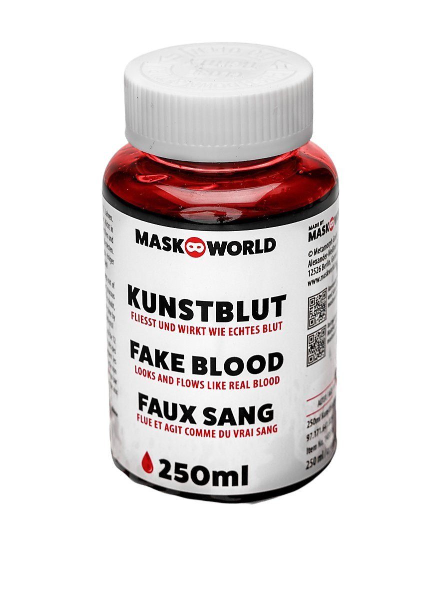 Theaterschminke Kunstblut Flasche 250 ml – Filmblut