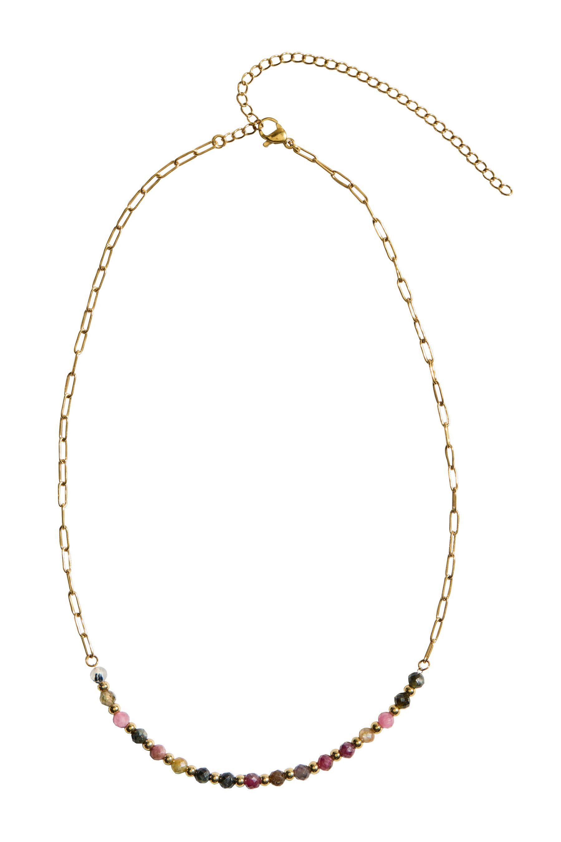 Perlenkette Edelstahl-Choker mit Perlen