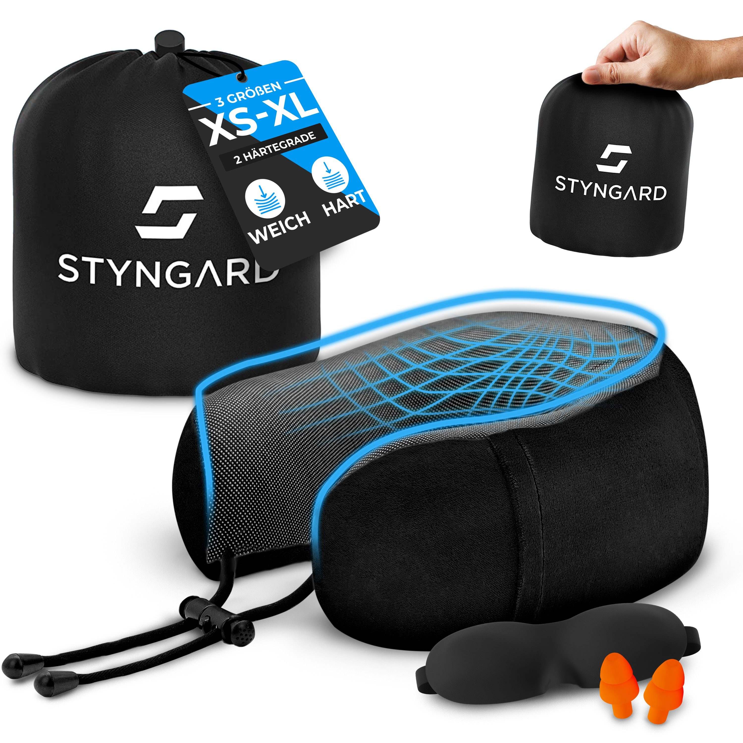 Styngard Nackenkissen Kinder Reisekissen, aus Memory-Foam günstig online kaufen