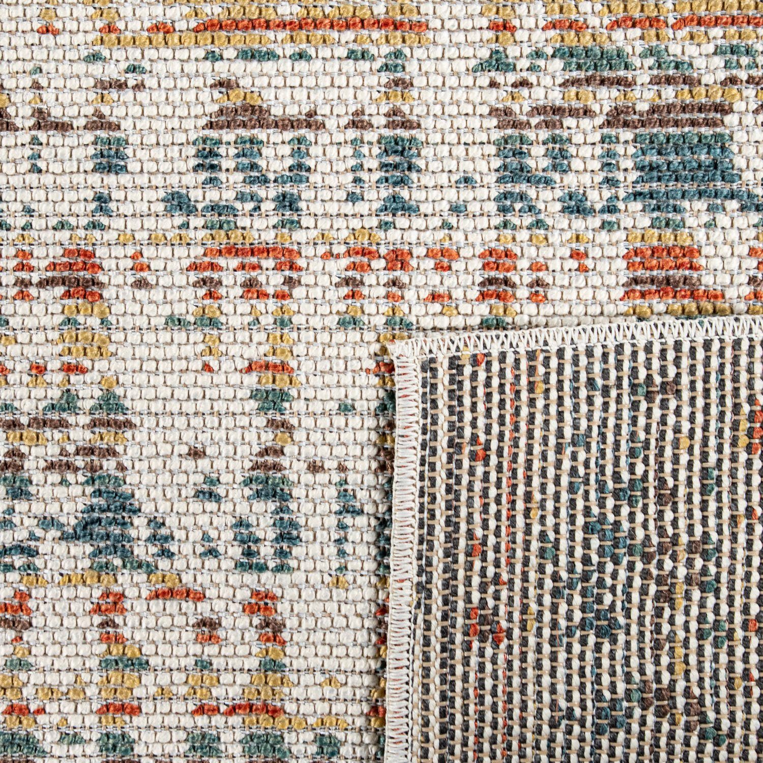 Teppich Murcia Outdoor Paco geeignet In- Design, Home, und rechteckig, Vintage mm, 366, 4 Flachgewebe, Höhe: gestreift