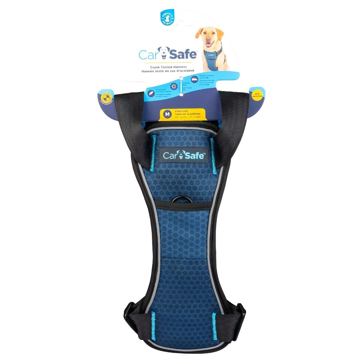 Company of Animals Hunde-Geschirr CarSafe Crash Tested Hundegeschirr blau