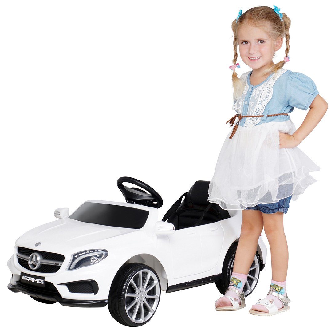 Actionbikes Motors Elektro-Kinderauto Kinderfahrzeug Mercedes GLA 45 AMG  Lizenziert 3-5 Jahre, Belastbarkeit 30 kg, (1-tlg), Kinder Spielzeug -  elektrisches Fahrzeug 3-6 Km/h - mit Fernbedienung