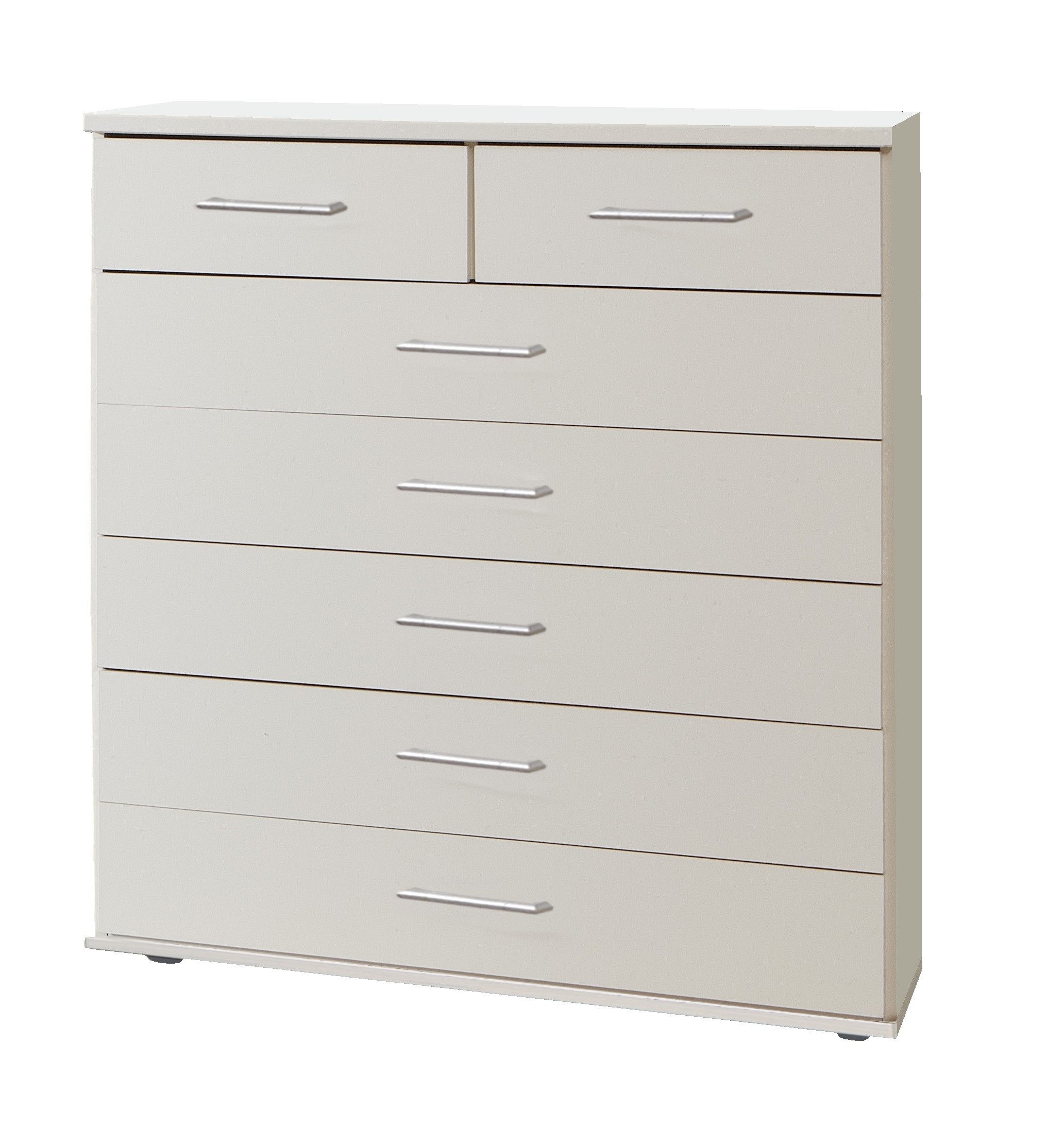 Wimex Kommode in Weiß mit 7 Schubladen (B/H/T: 90x106x40 cm)