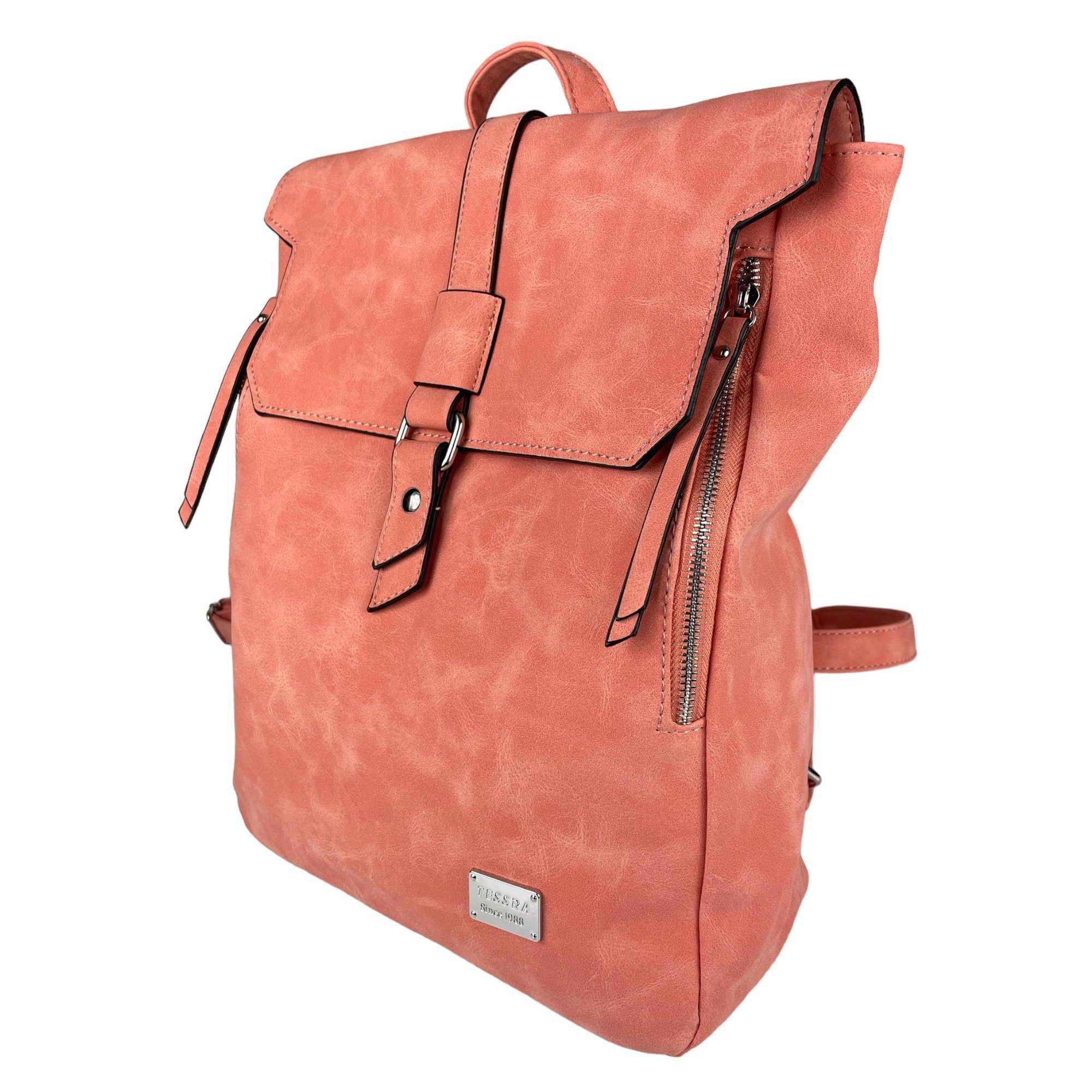 Taschen4life Cityrucksack 2in1 Damen Multifunktions Rucksacktasche D5768, Rucksack & Umhängetasche in Einem