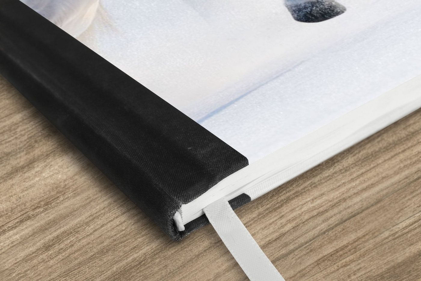 Thumbnail - MuchoWow Notizbuch Winter - Pferde - Schnee, Notebook, Notizblock a5, Tagebuch, Journal Liniert