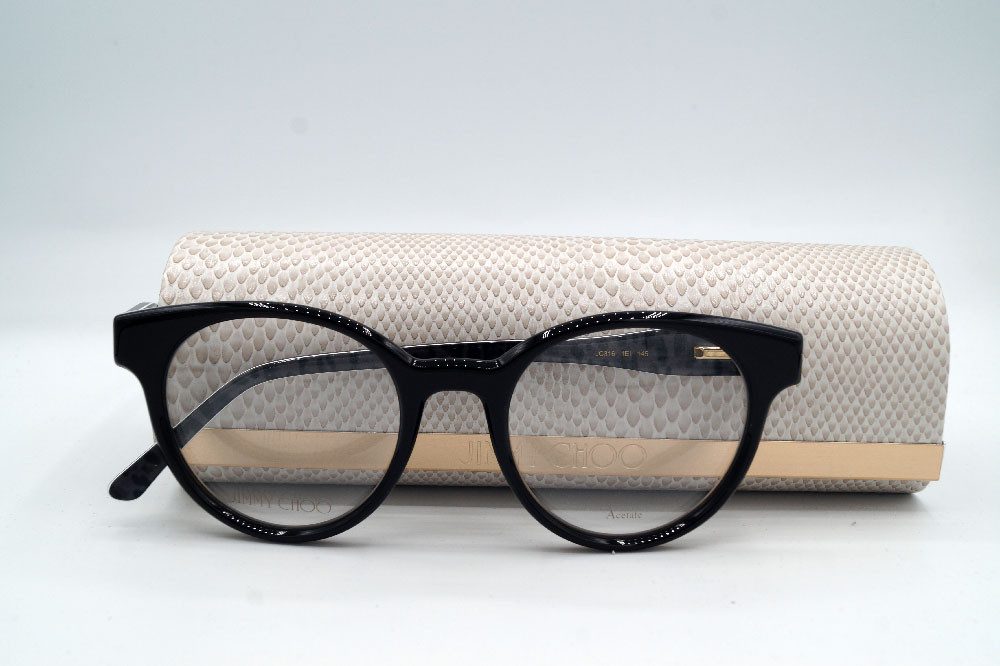 JIMMY CHOO Brillengestell JIMMY CHOO Brillenfassung Brillengestell Eyeglasses Frame JC 316 1EI