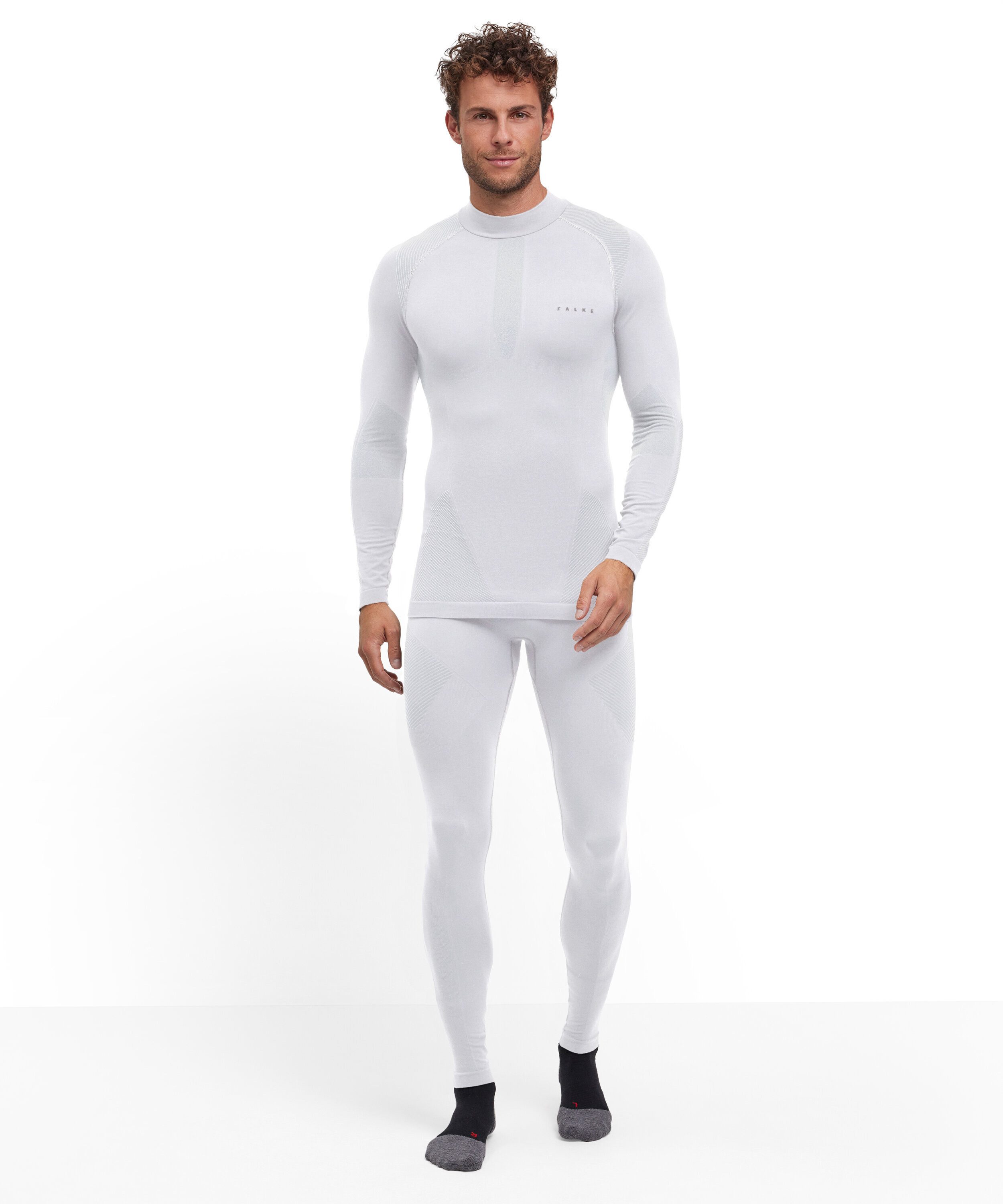FALKE Funktionsshirt FALKE Langarmshirt Warm Herren (1-tlg., 1) thermoregulierend für warme bis kalte Temperaturen