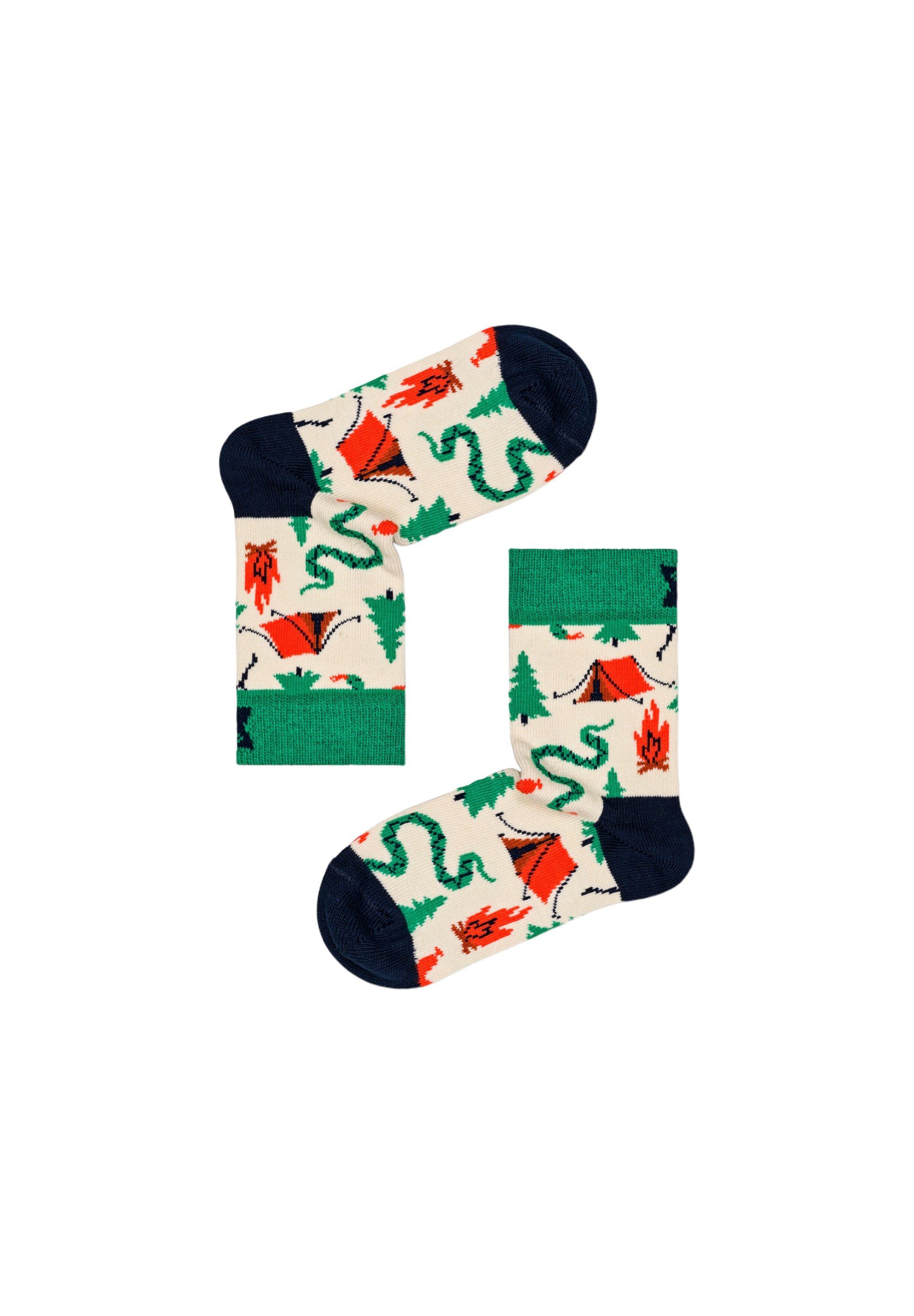 Baumwolle Basicsocken Little Gift Set Camper Happy Aus nachhaltiger Socks