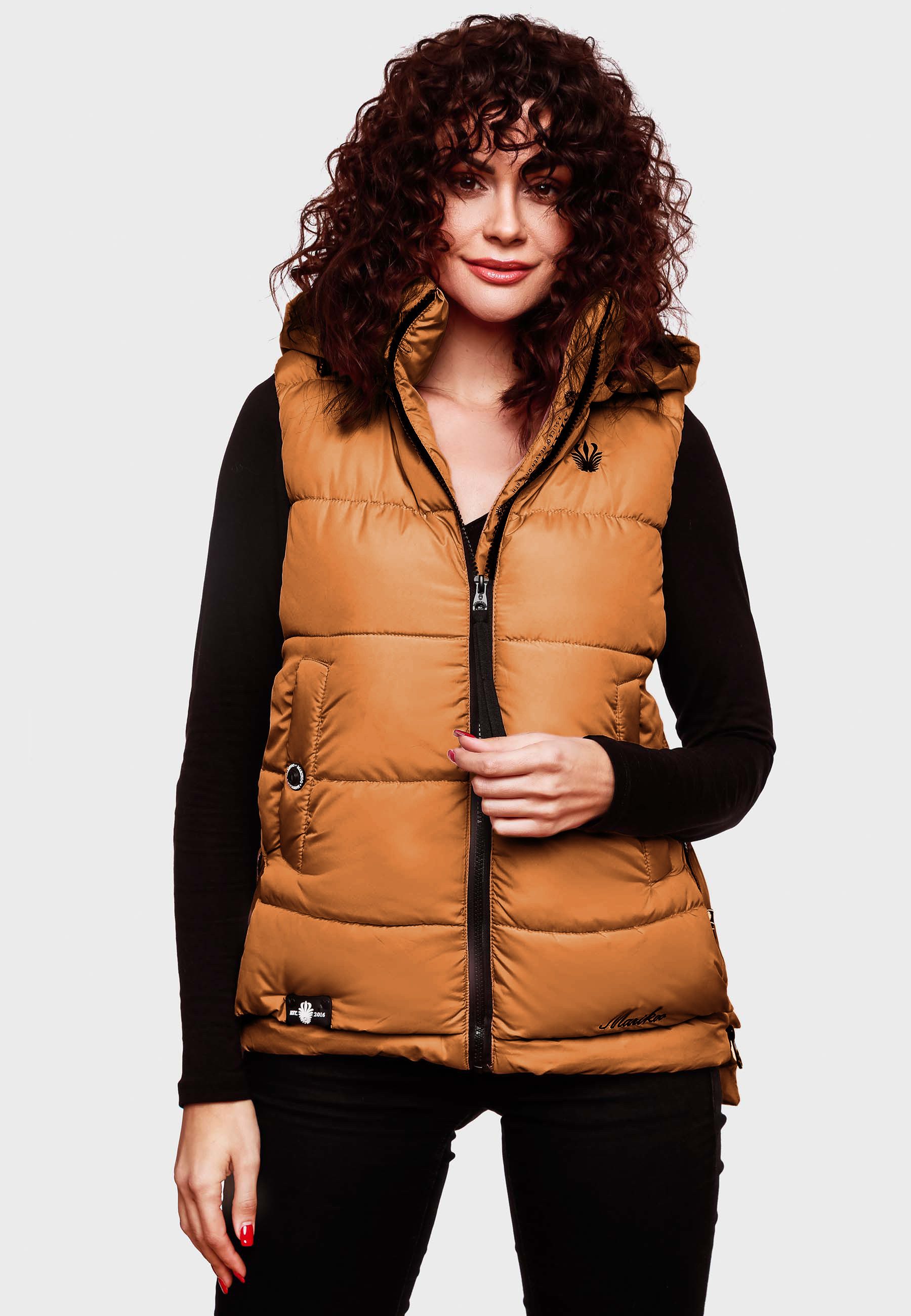 Marikoo Steppweste Zarinaa mit vier seitlichen Taschen