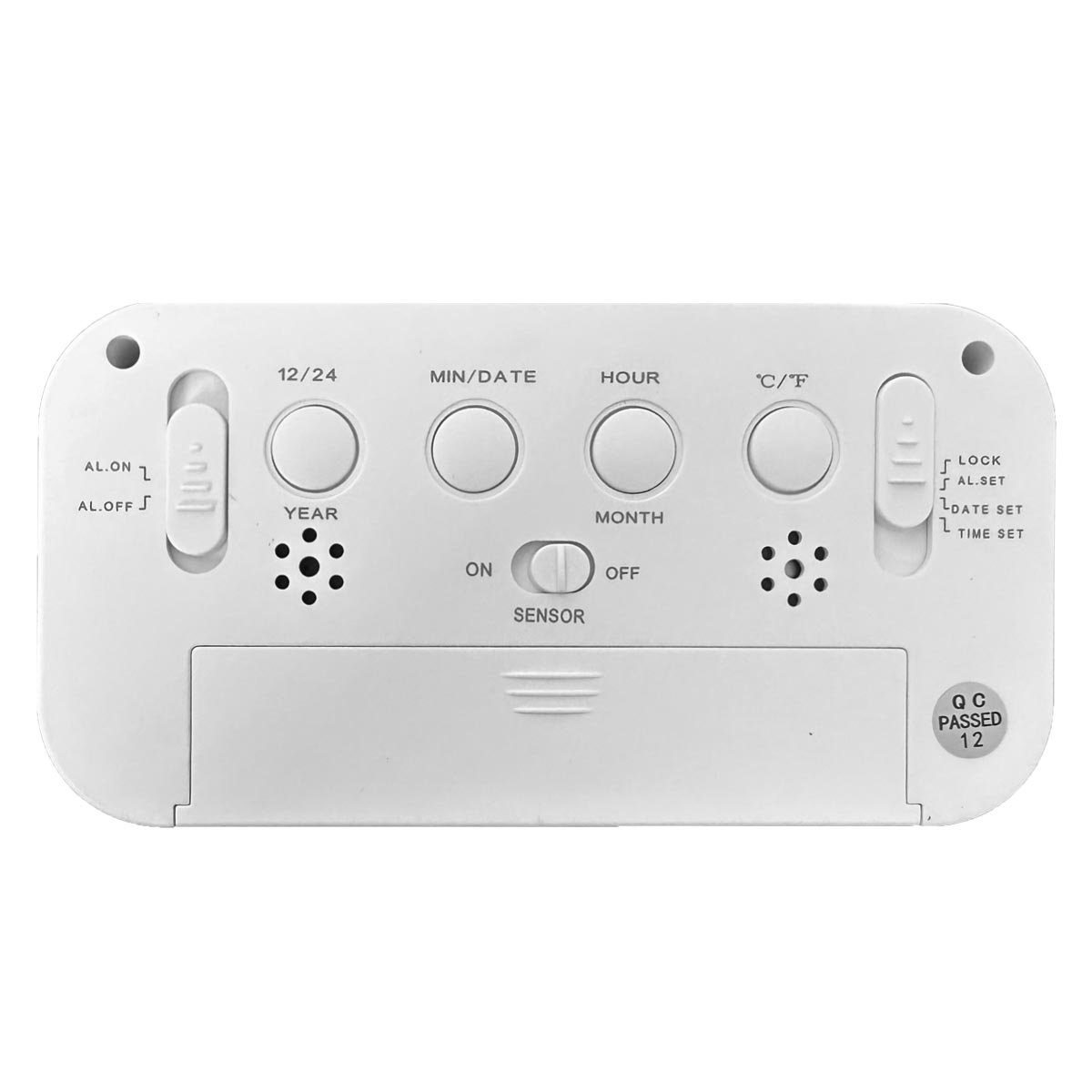 mixed 24 Wecker mit Lichtsensor und Schlummerfunktion großes Display und große Zahlen beleuchtet