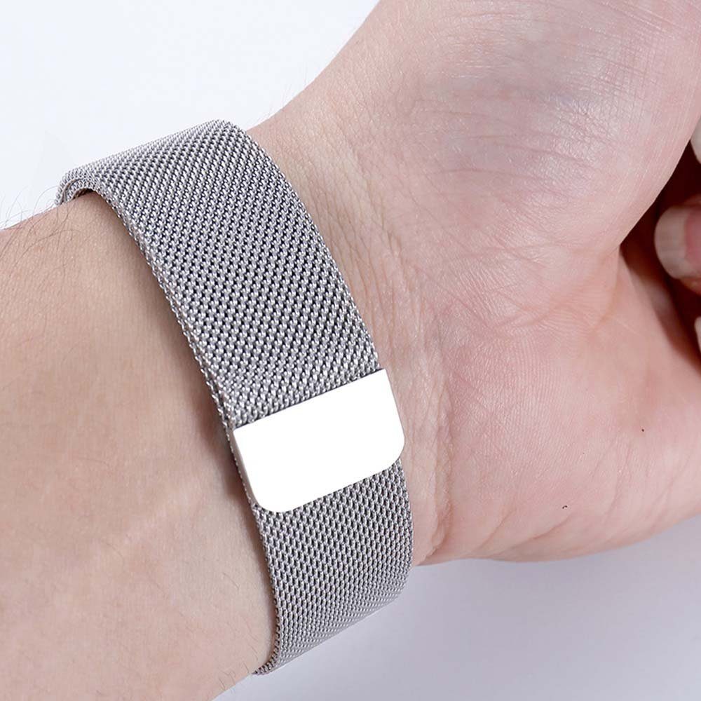 Sunicol Uhrenarmband 18/20/22mm Uhrenarmband, Mesh-Edelstahl, Magnetschließe, Schnellverschluss für Smart Watch oder normale Uhr