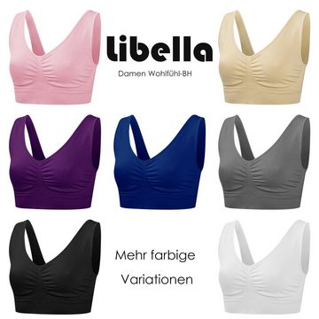 Libella Set: Soft-BH 3717-3747 (3er-Pack) Bügelloser Bustier Komfort-BH