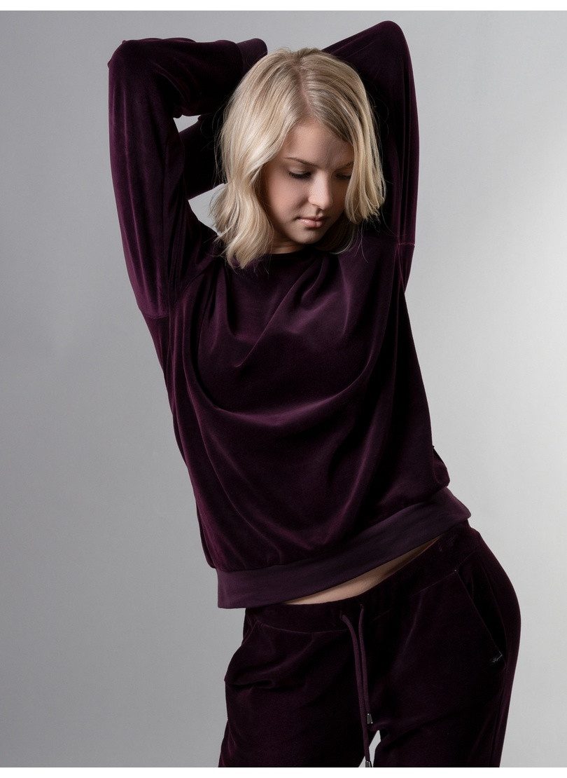 Trigema Sweatshirt TRIGEMA Nicki-Shirt