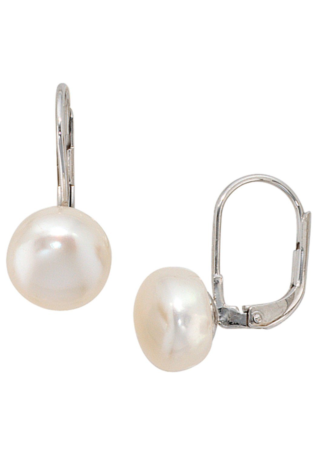 JOBO Perlenohrringe, 925 Silber mit Süßwasser-Zuchtperlen günstig online kaufen