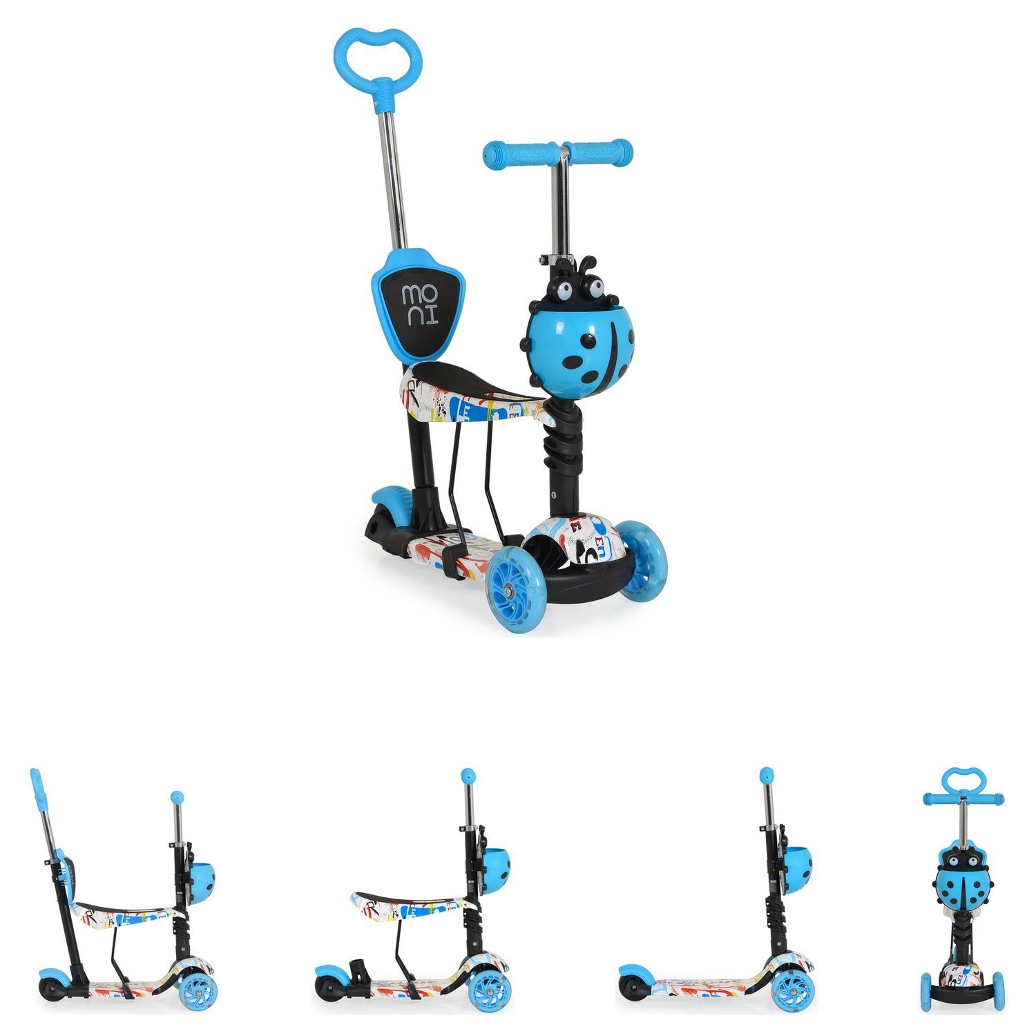 Cityroller Kinderroller Lollipop 3 in 1