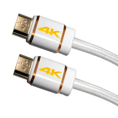 Maxtrack HDMI-Kabel, HDMI, HDMI auf HDMI (200 cm), Premium HDMI Kabel High Speed UHD, 4K, 3D, 60Hz,füritkerne