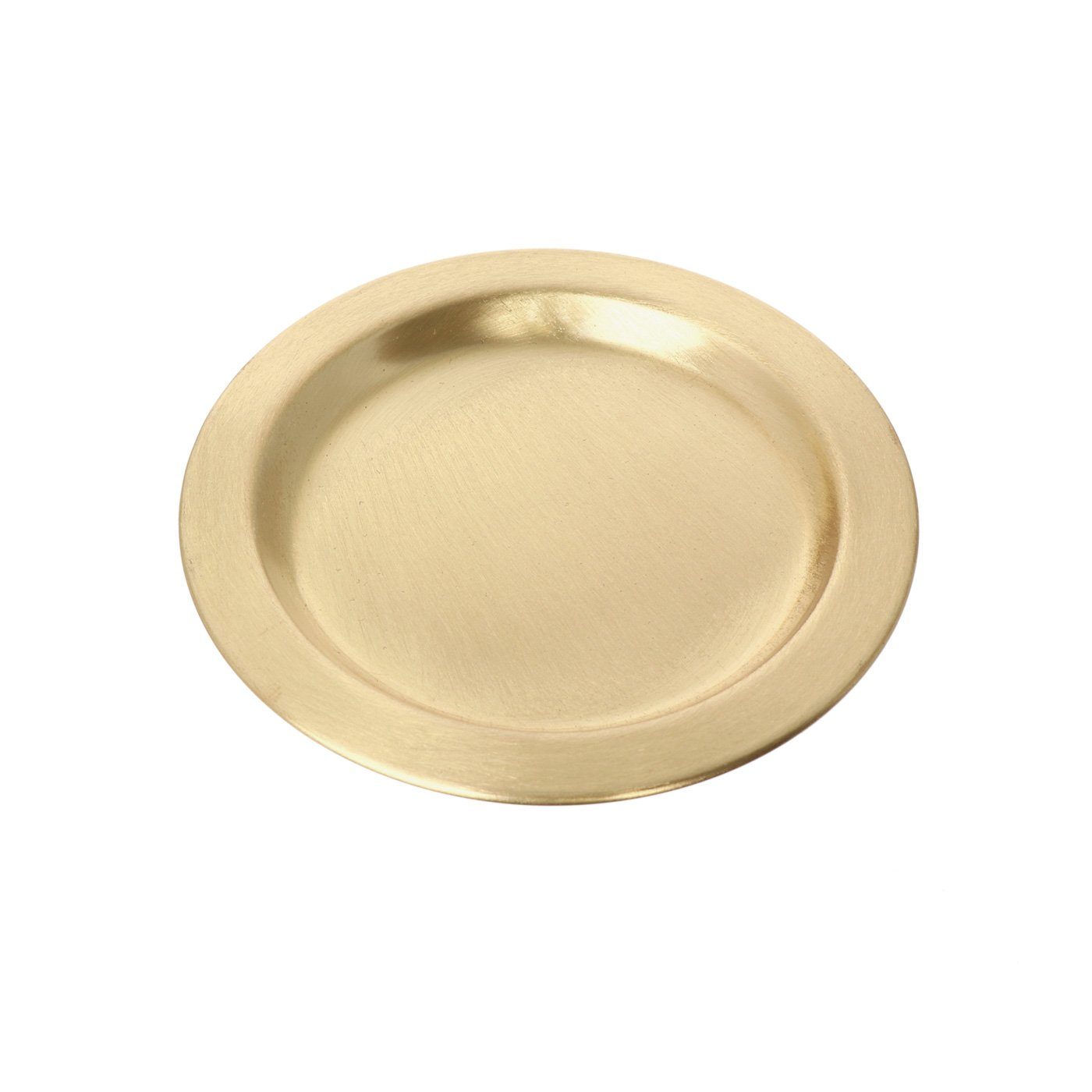 Kerzenhalter Untersetzer Ø11cm Unterteller Gold Deko Gebürstet