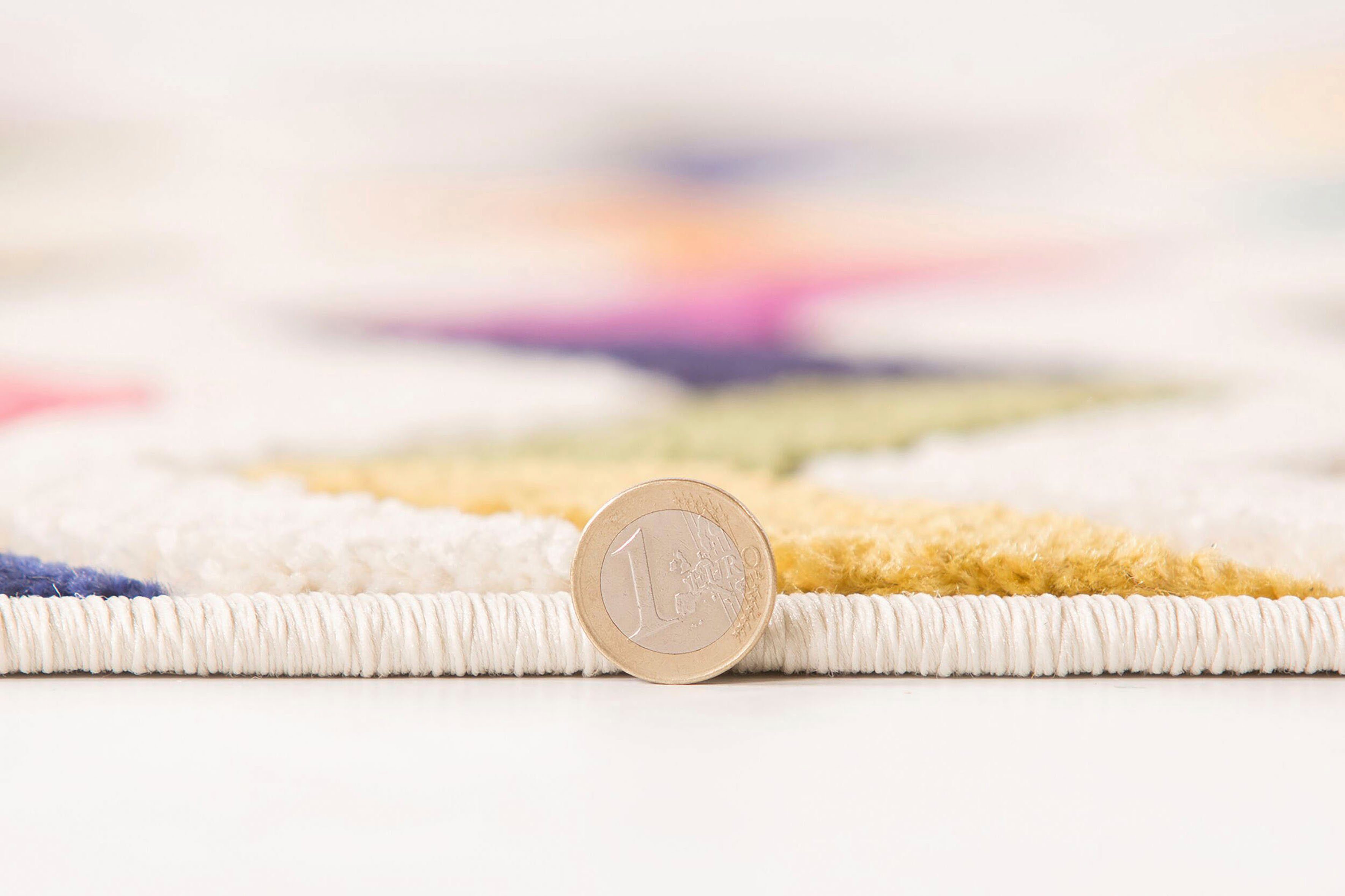 FLAIR RUGS Läufer Bolero, rechteckig, Höhe: 10 mm, fußbodenheizungsgeeignet, geometrisches Muster, gemustert, Läufer