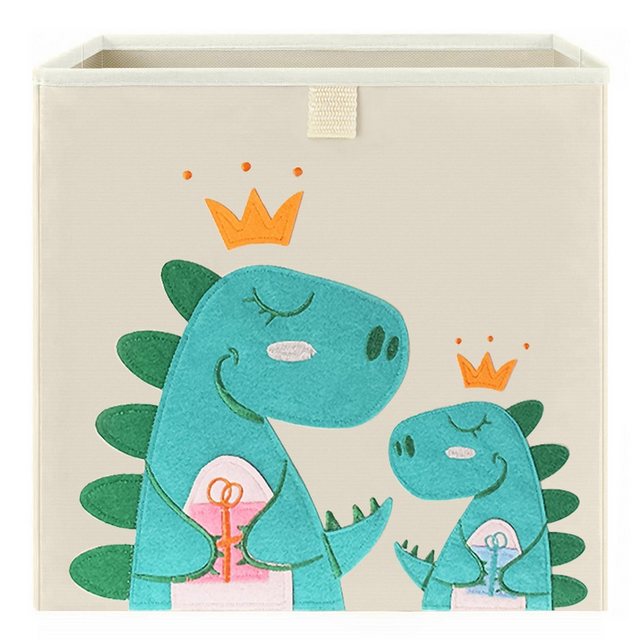 KING DO WAY Aufbewahrungsbox “33x33x33cm” (1 St), Aufbewahrungskorb Faltbar Organizer mit Handgriffen für Kinder Spielzeug Puppen Plüschtier