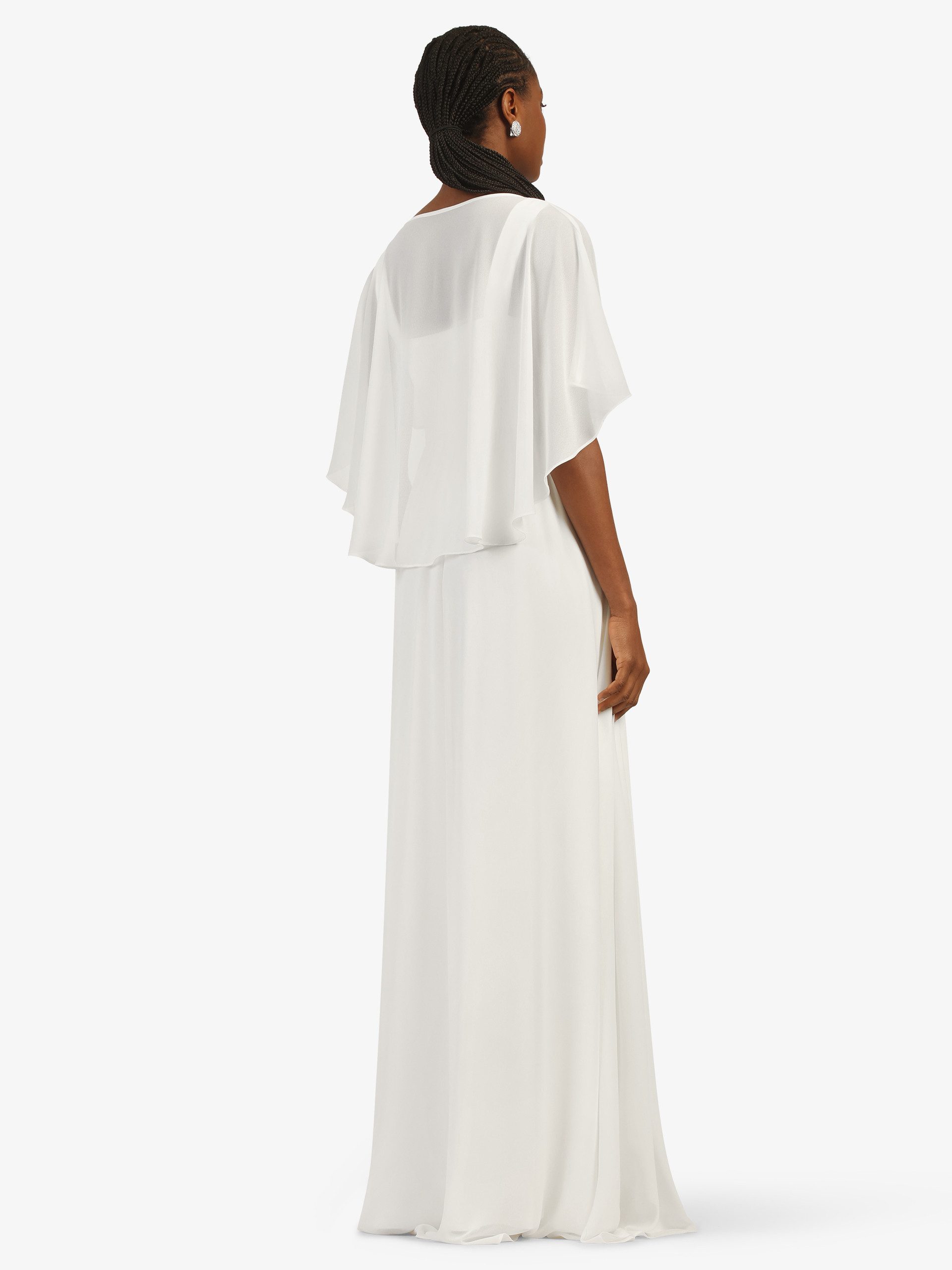 Kraimod Abendkleid mit Flügelärmeln & Falten-Top – Bild 3 von 5
