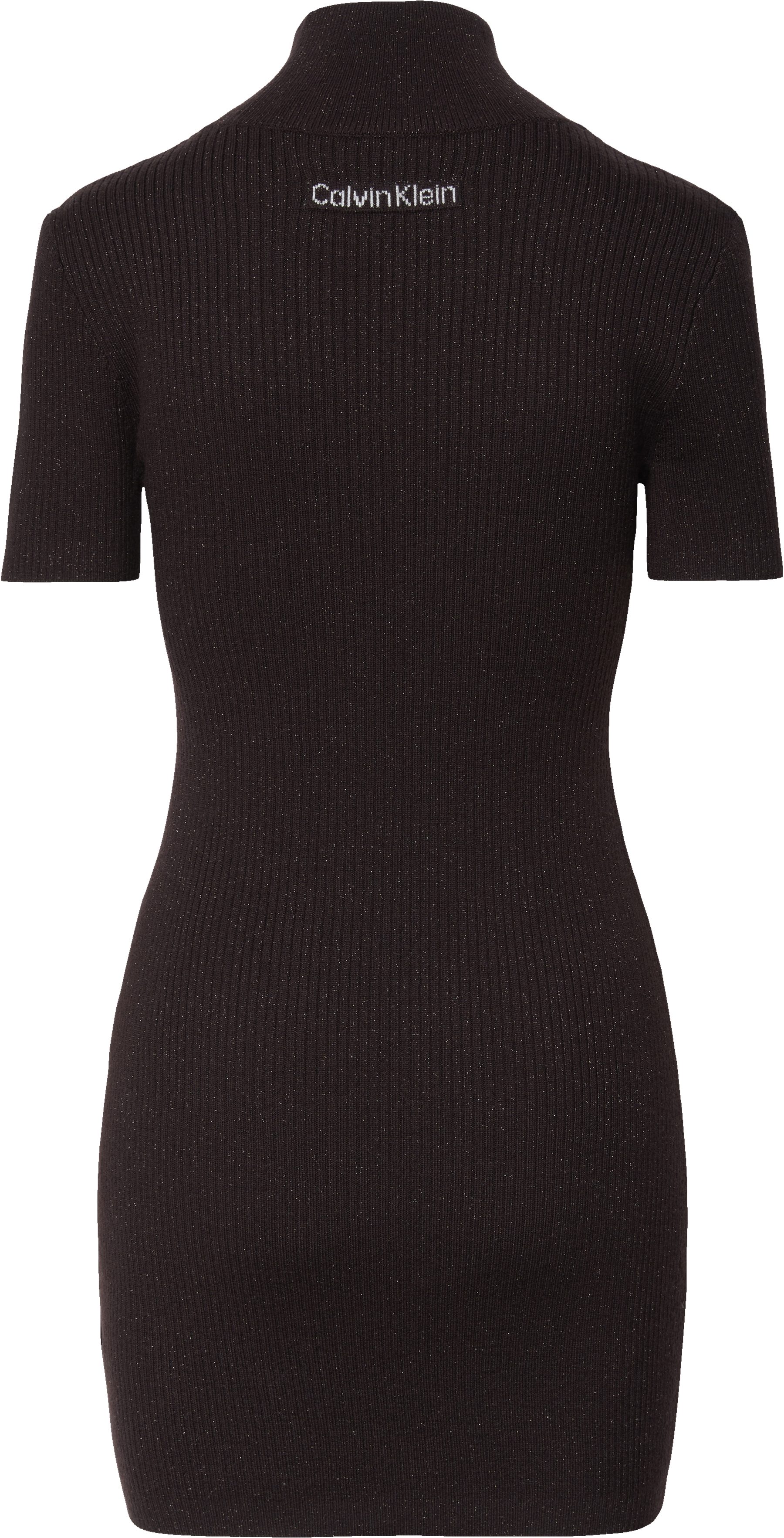 Calvin Klein Jeans Minikleid Figurbetonte Passform mit Stehkragen