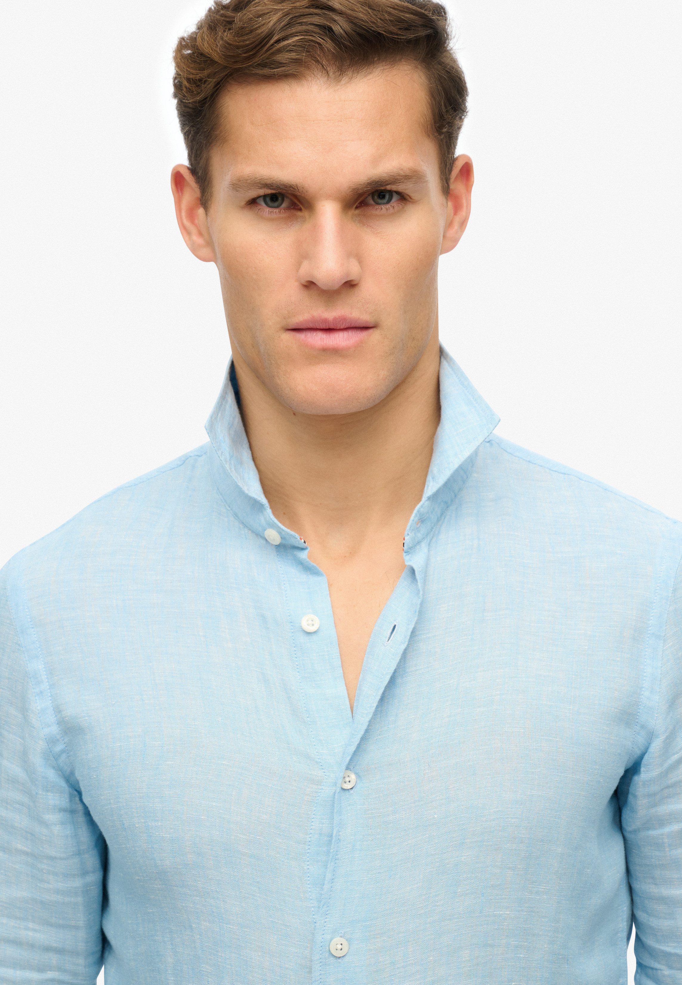 Superdry Langarmhemd VACATION L/S LINEN SHIRT günstig online kaufen
