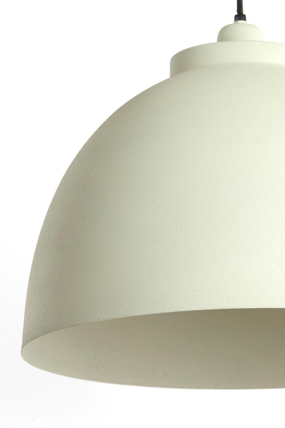 Light & Living Pendelleuchte KYLIE, 1-flammig, Creme, Metall, Ø 45 x H 32 cm, ohne Leuchtmittel