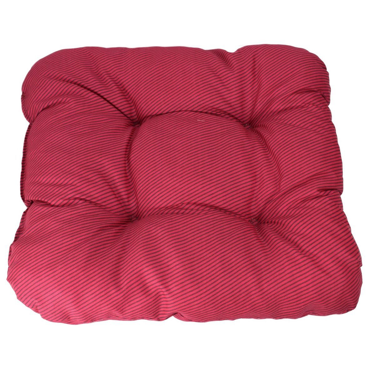 Marabellas Shop Sitzkissen Stuhlkissen 4 Punktesteppung 38x38cm 5 Farben zur Auswahl