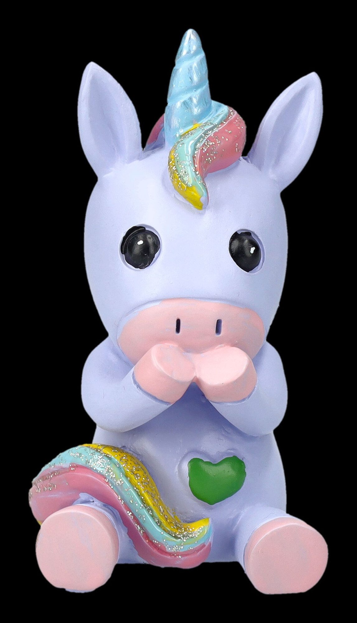 Figuren Shop GmbH Dekofigur Süße Einhorn-Figuren 3er Set - Nichts Böses - Fantasy Dekofigur Babys