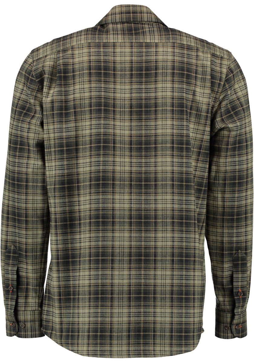 Tom Collins Outdoorhemd Grihol Herren Langarmhemd mit Stickerei auf der Brusttasche