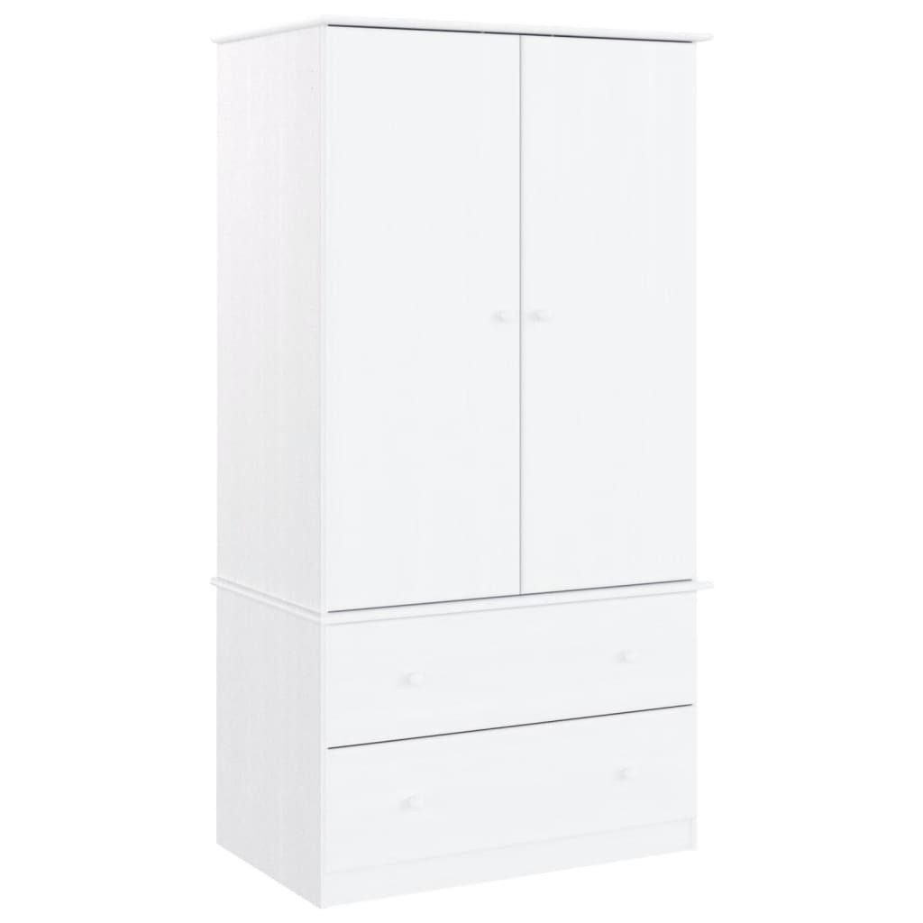 vidaXL Kleiderschrank Kleiderschrank ALTA Weiß 90x55x170 günstig online kaufen