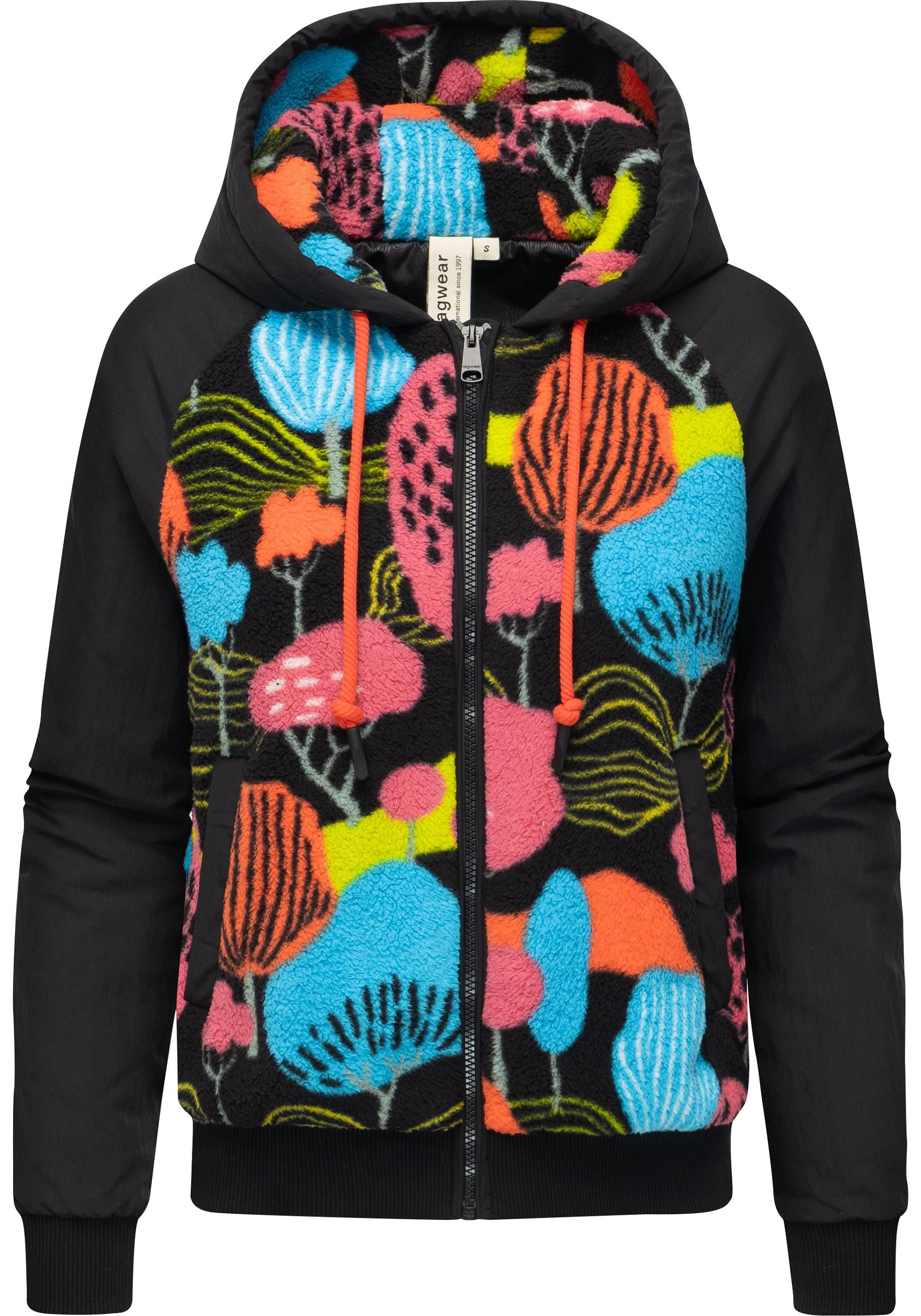 Ragwear Plüschjacke Talianita Print YOUMODO Leicht günstig online kaufen